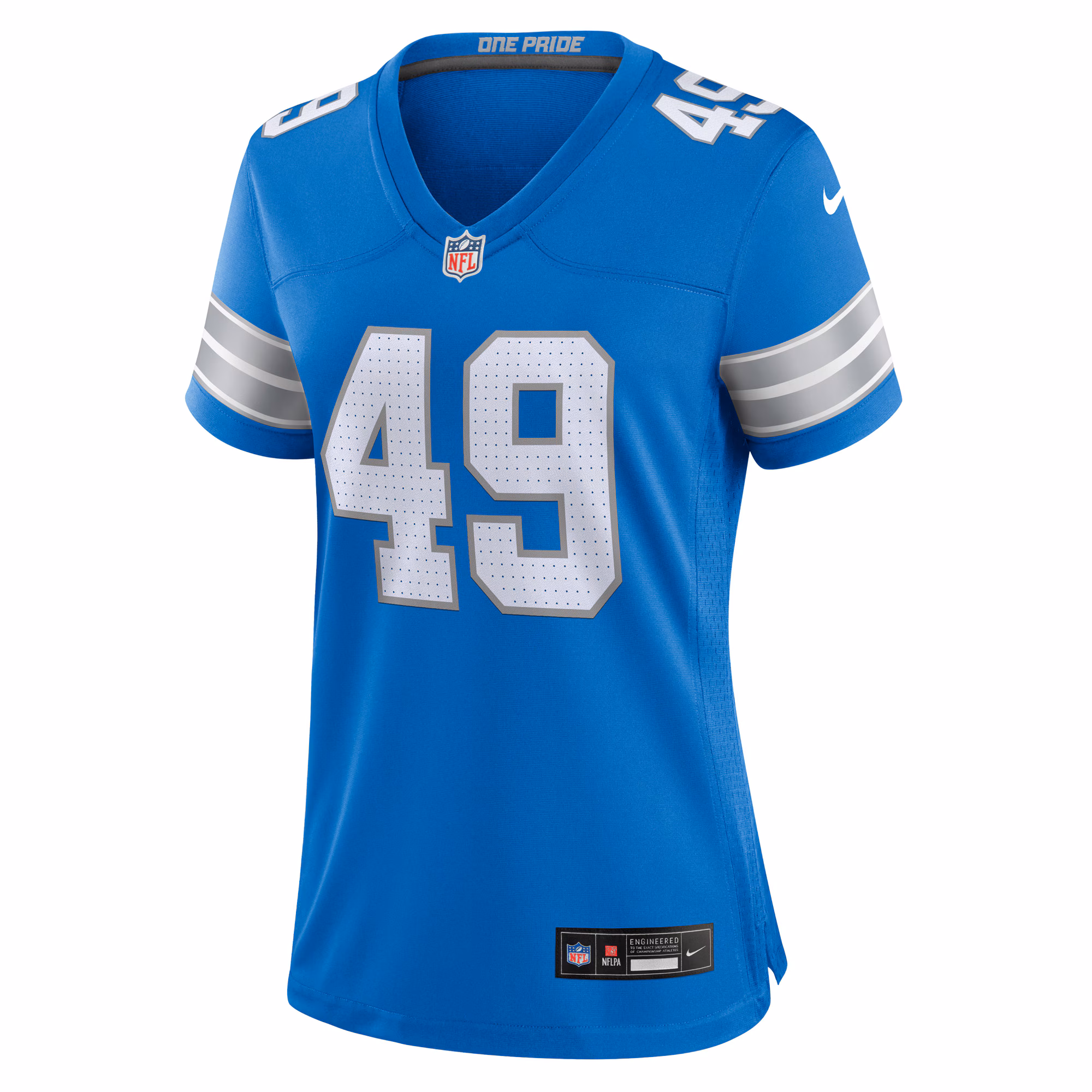 Hogan Hatten Detroit Lions Women's Game Jersey -  Blue