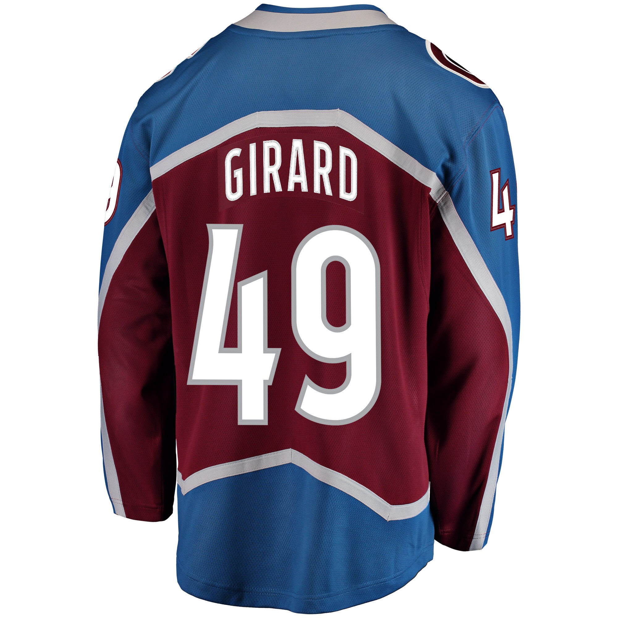 Samuel Girard Colorado Avalanche Breakaway Player Jersey - Burgundy