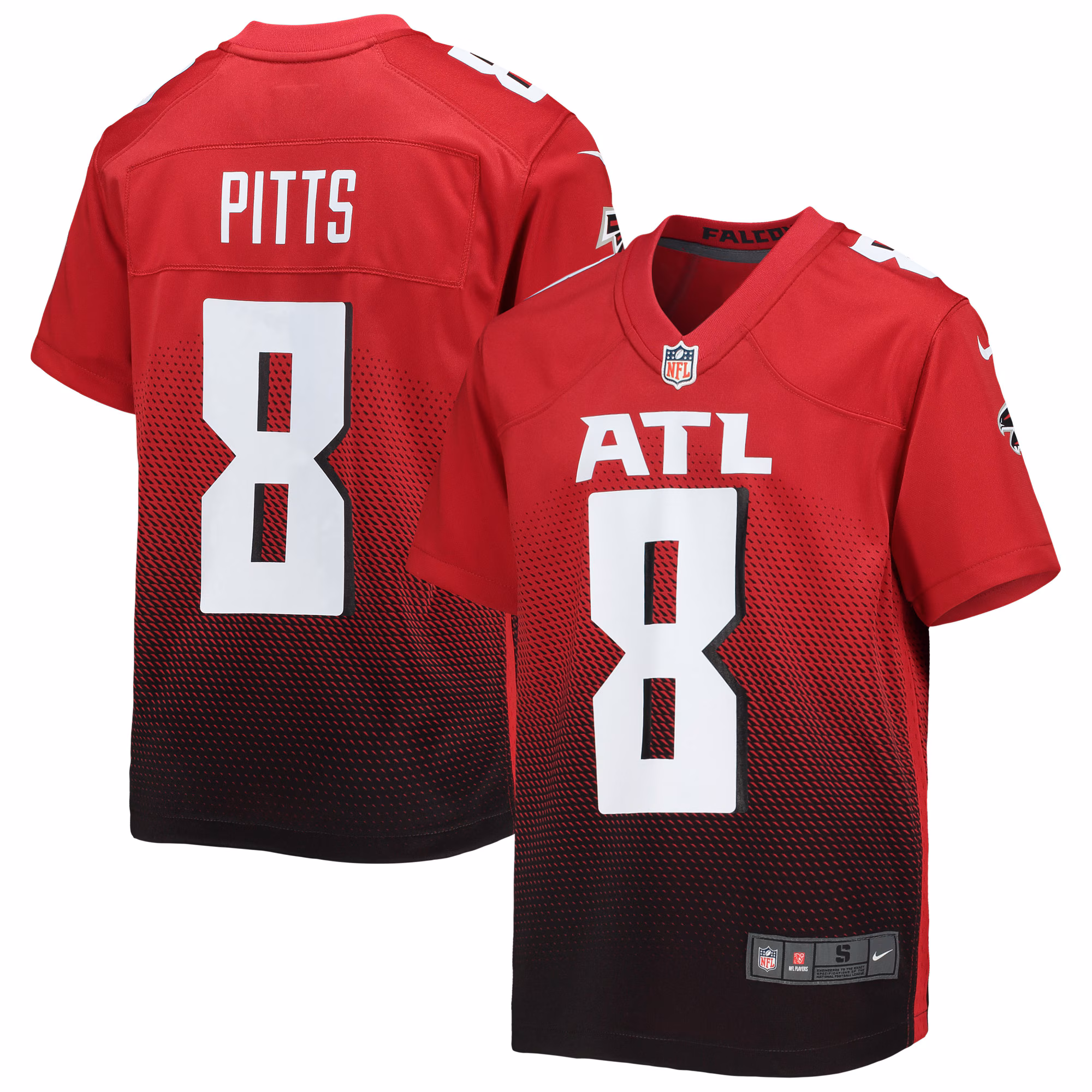 Kyle Pitts Atlanta Falcons Youth Game Jersey - Black