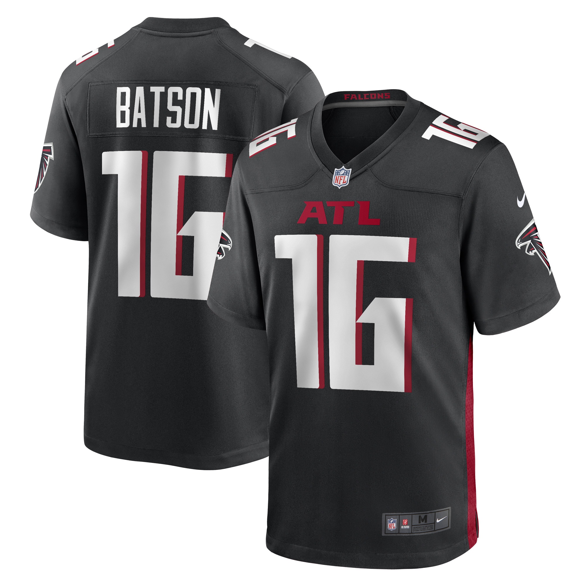 Cameron Batson Atlanta Falcons  Game Player Jersey - Black