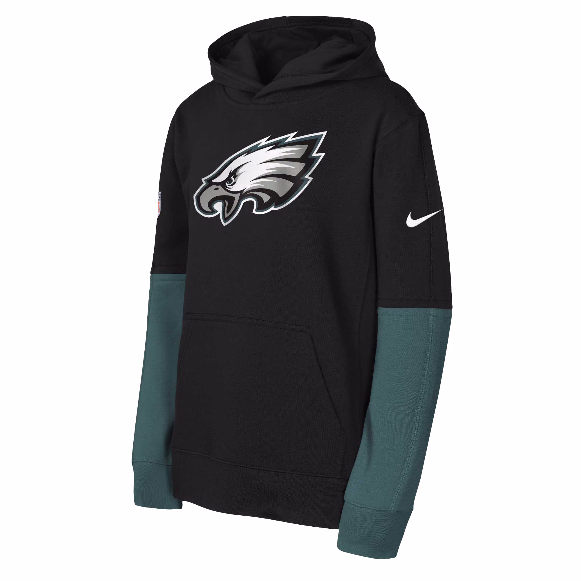 Philadelphia Eagles Youth  Team Issue Club Pullover Hoodie - Black