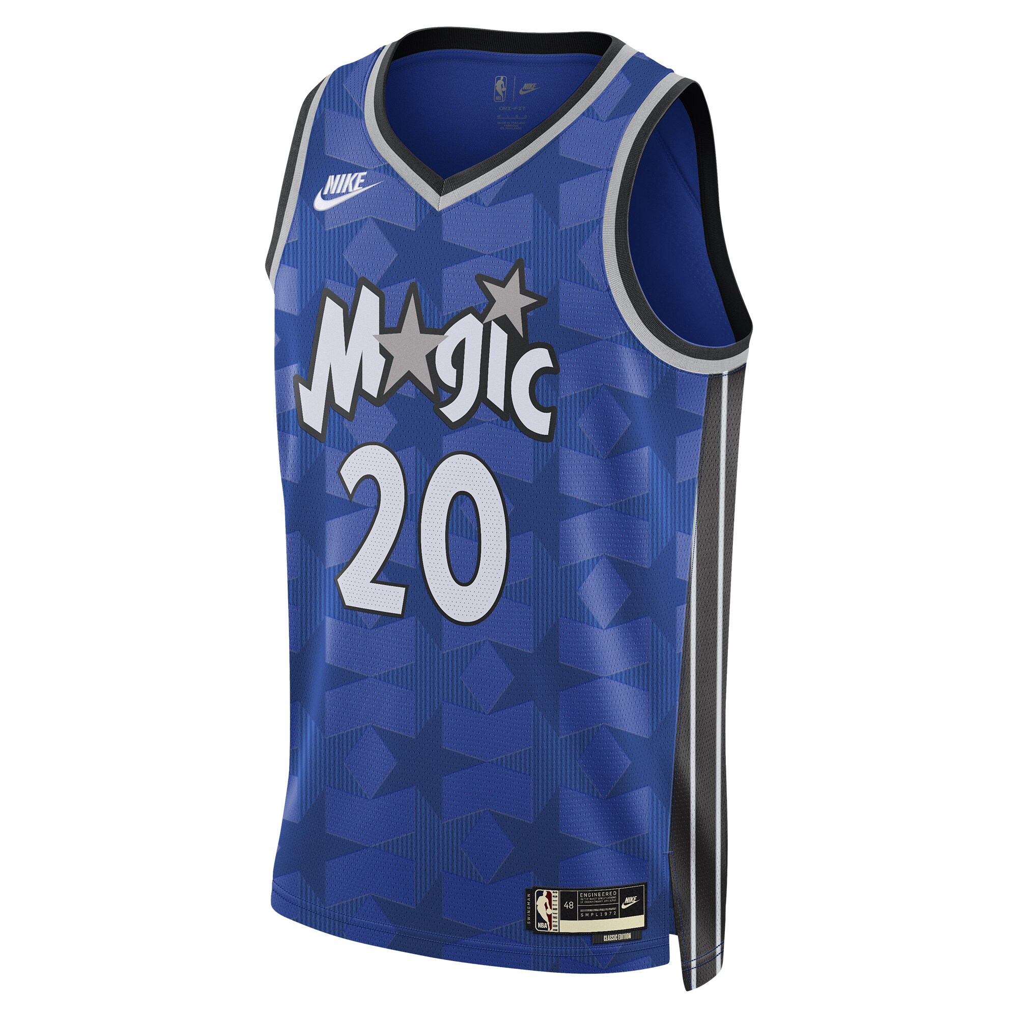Unisex Orlando Magic Markelle Fultz  Blue 2023/24 Swingman Jersey - Classic Edition