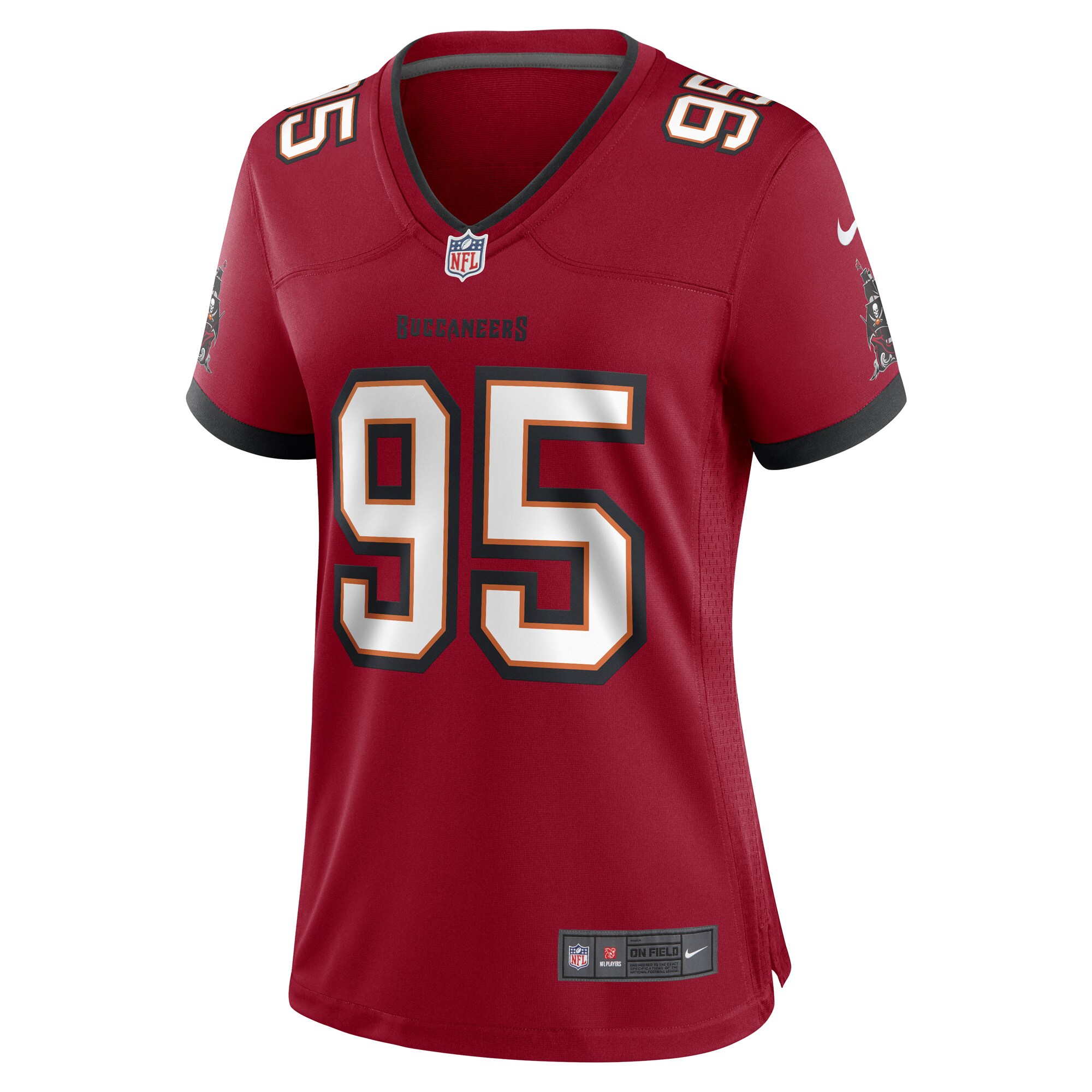 Deadrin Senat Tampa Bay Buccaneers  Women's Game Player Jersey - Red