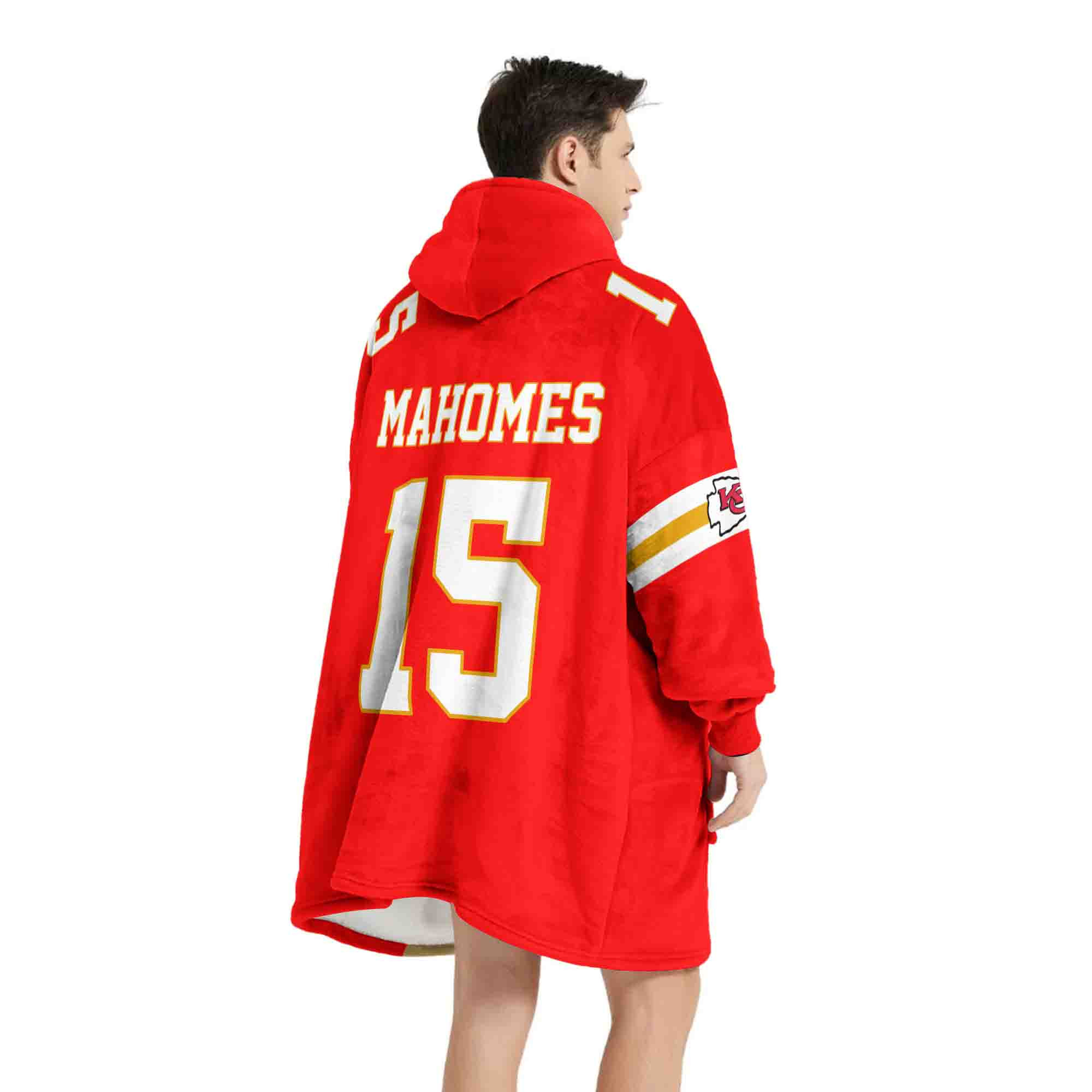 Adult P.M 15 Kansas City Football Unisex Blanket Hoodie