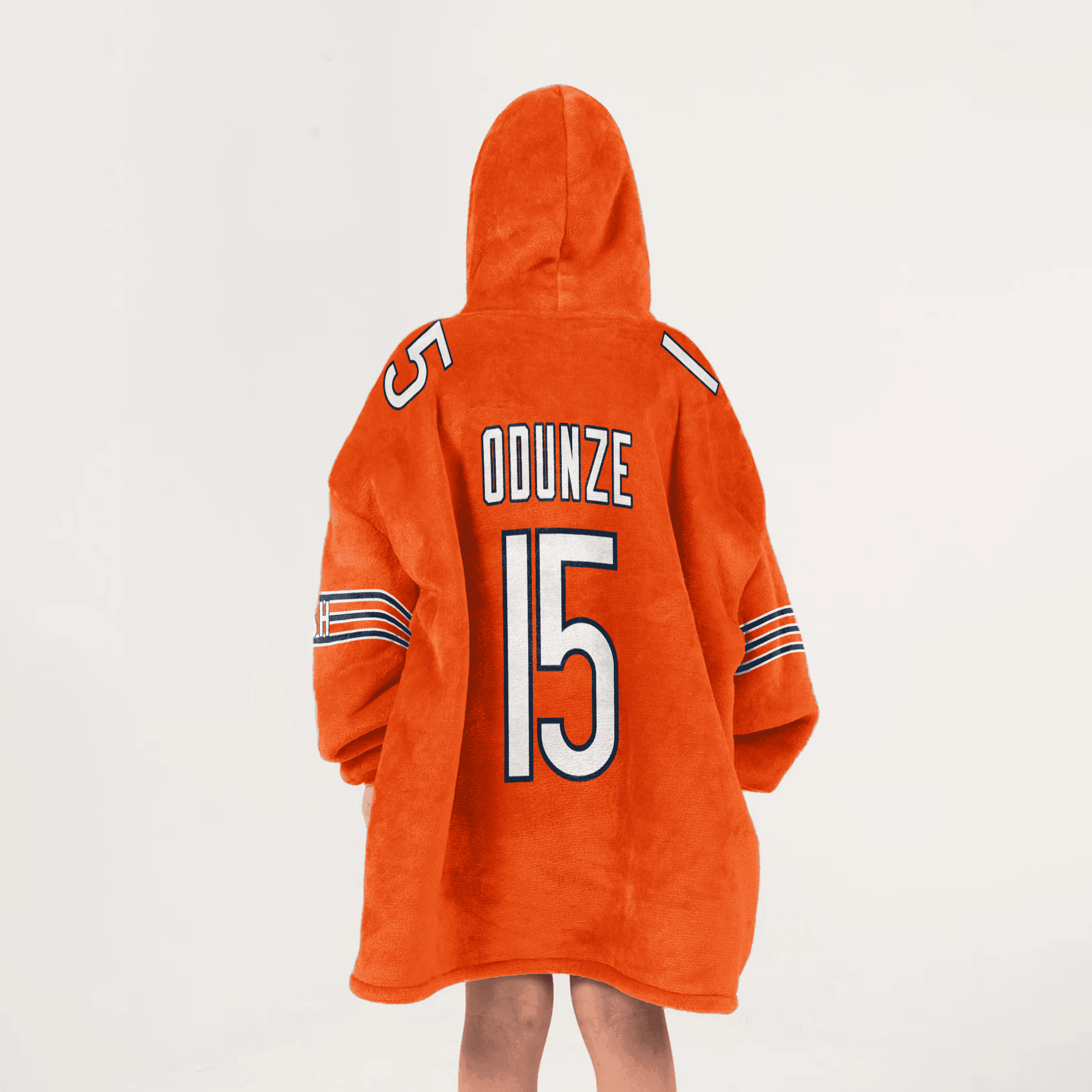 Kid 15 Chicago Football Unisex Blanket Hoodie