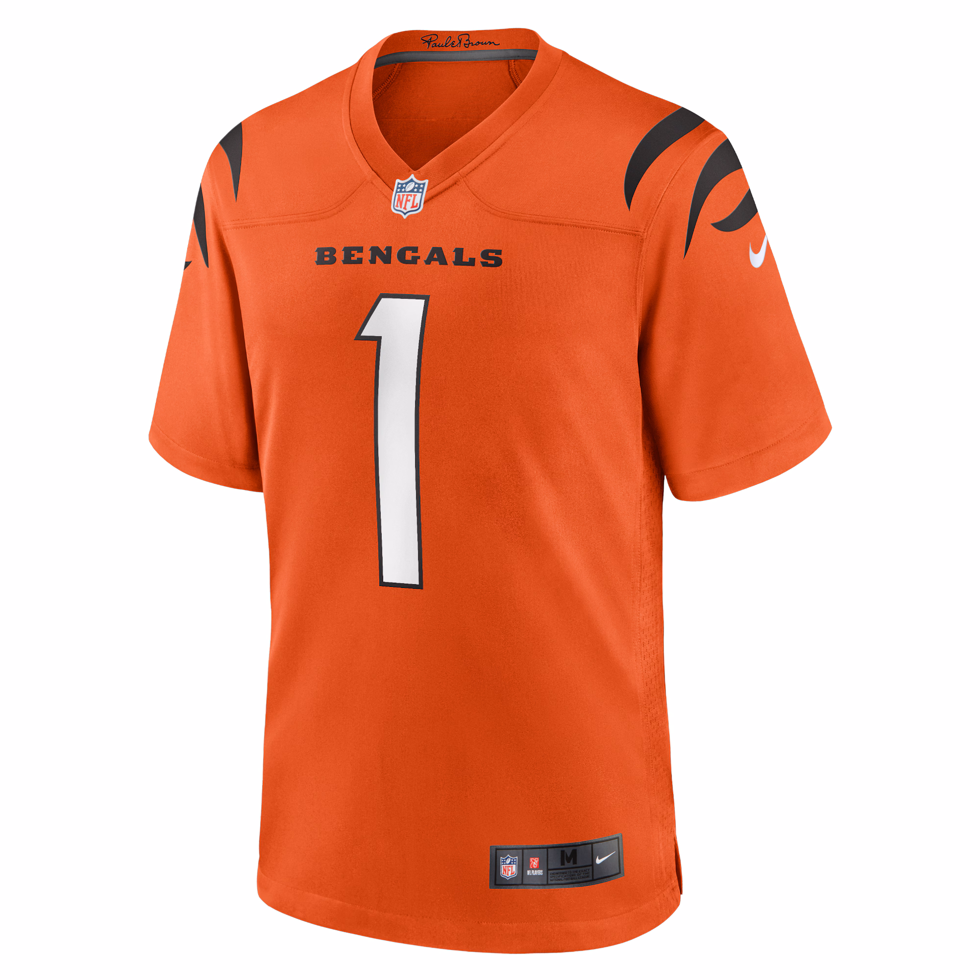 Ja'Marr Chase Cincinnati Bengals Alternate Game Jersey - Orange