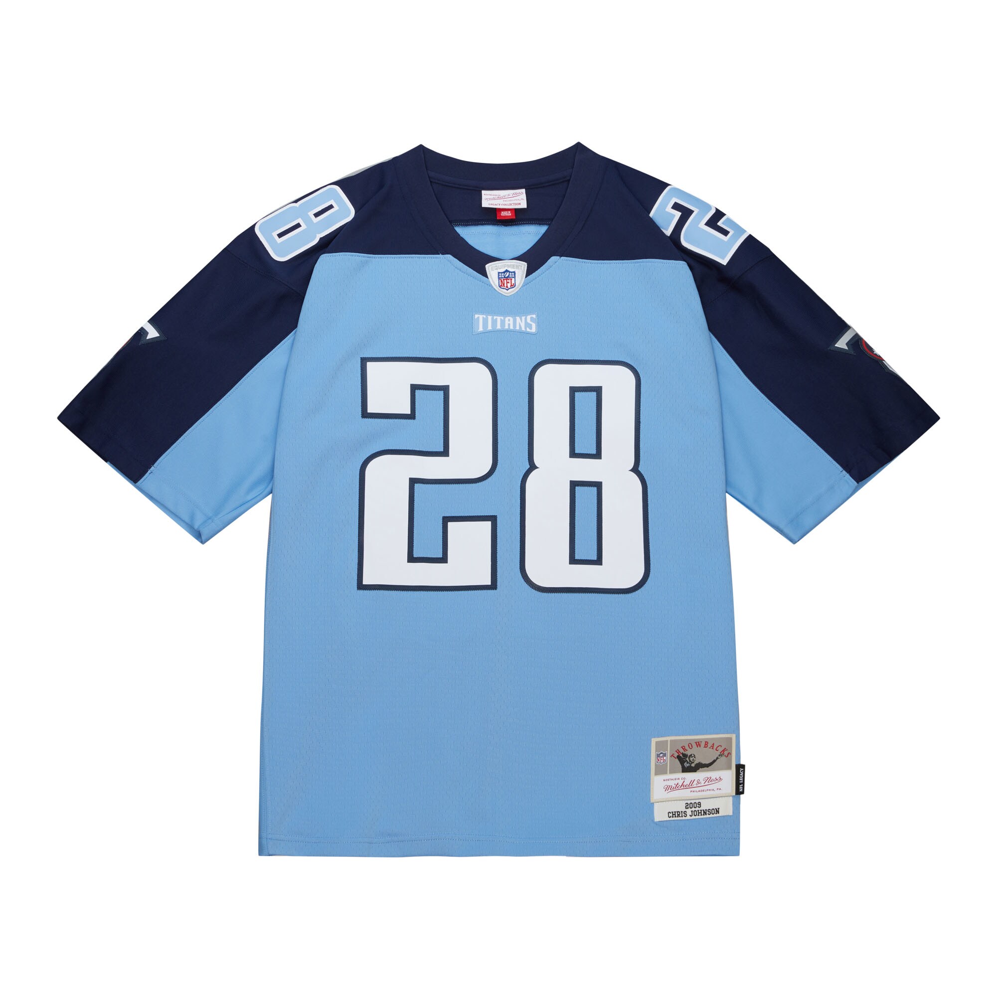 Chris Johnson Tennessee Titans Legacy Replica Jersey - Light Blue