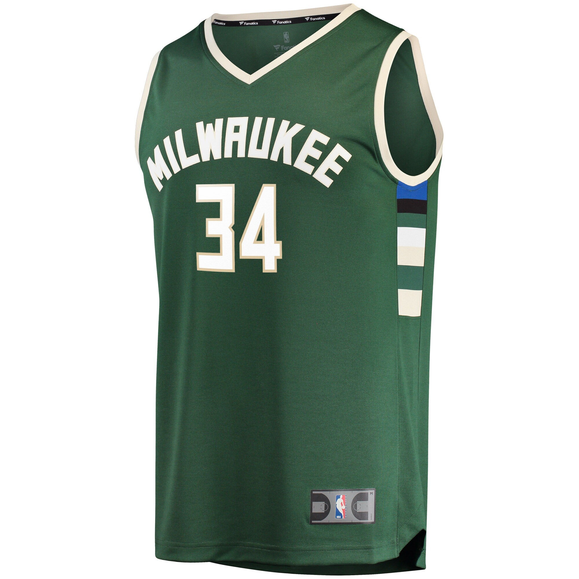Antetokounmpo Milwaukee Bucks  Fast Break Replica Player Jersey Green - Icon Edition