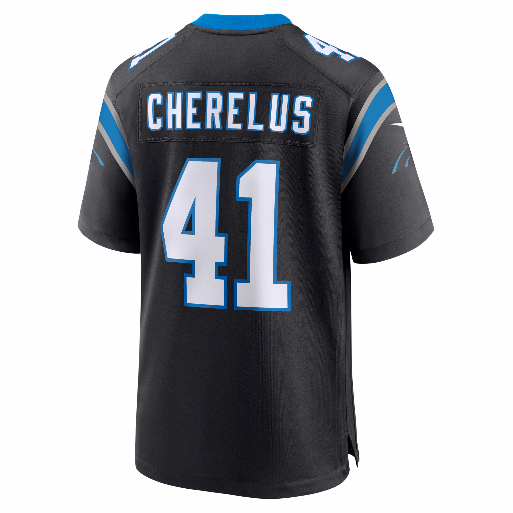Claudin Cherelus Carolina Panthers Team Game Jersey -  Black