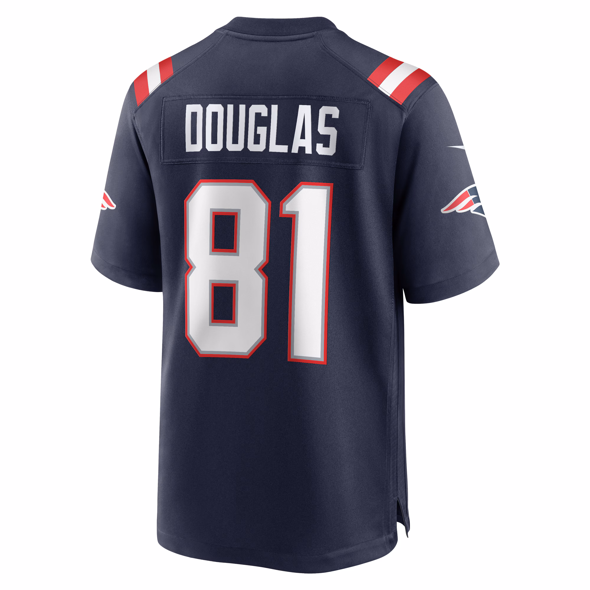 Demario Douglas New England Patriots  Game Jersey -  Navy
