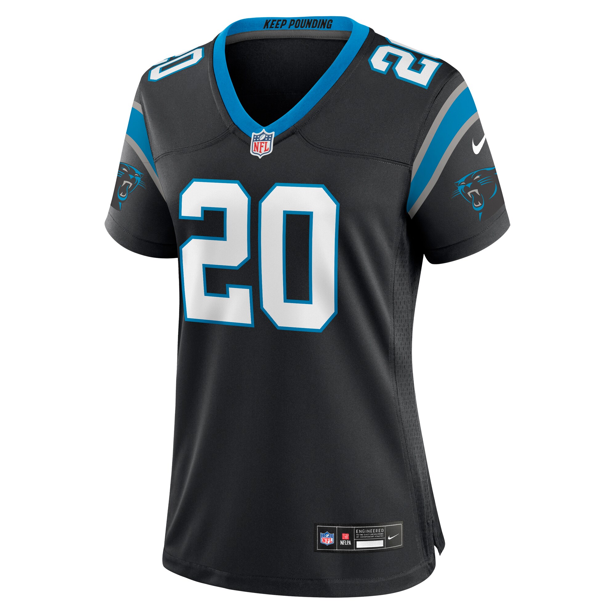 Eric Rowe Carolina Panthers Women's Team Game Jersey - Black