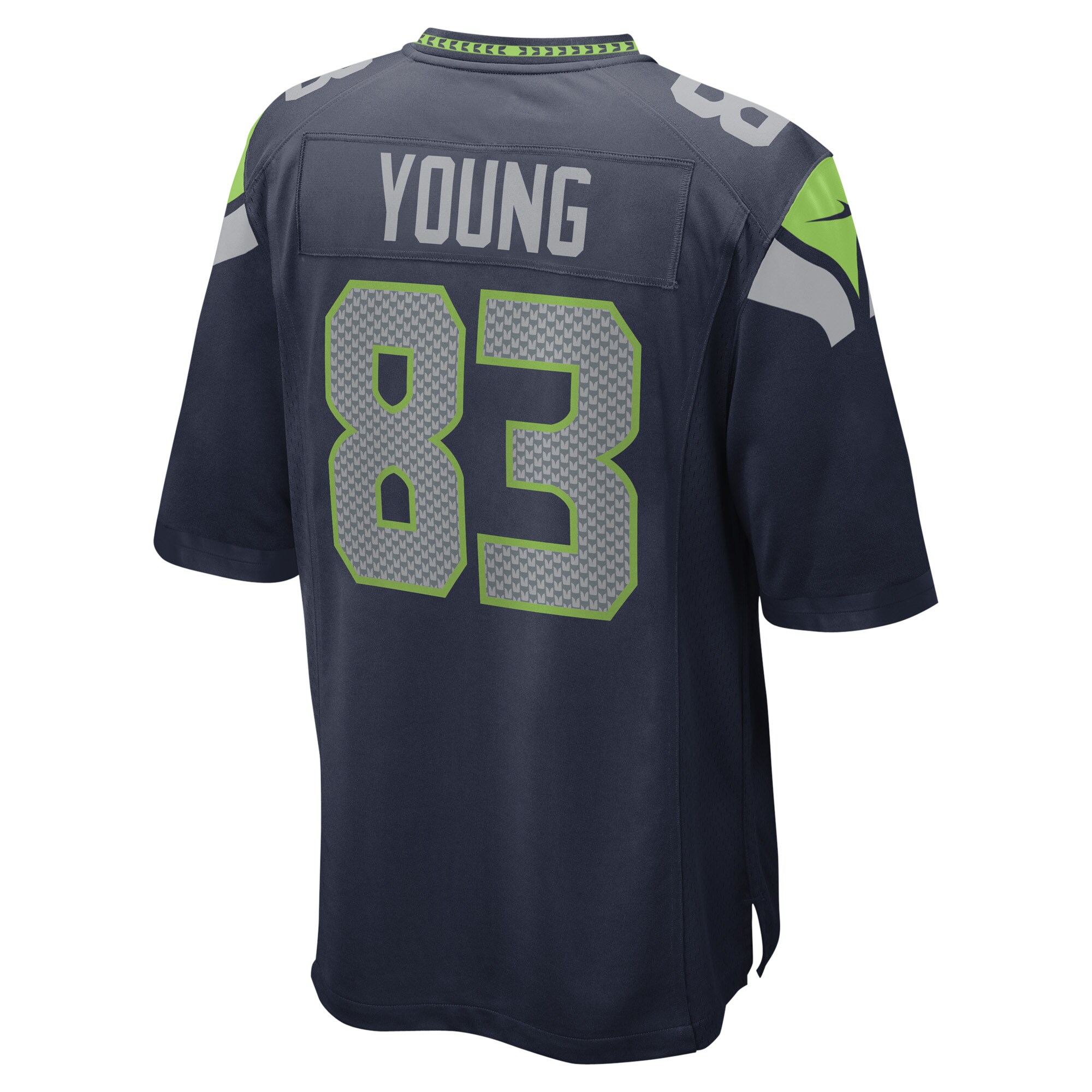 Dareke Young Seattle Seahawks Game Player Jersey - College Navy