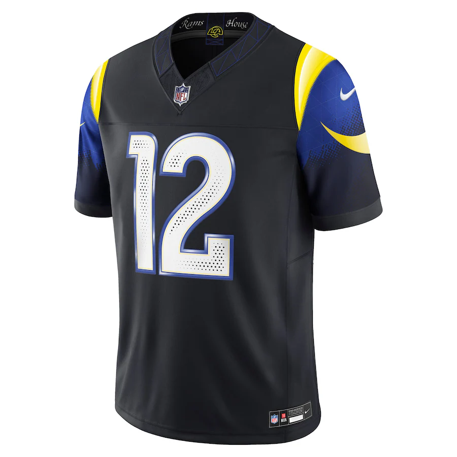 Puka Nacua #12 Los Angeles Rams 2025 Rivalries Collection Limited Jersey - Midnight Blue
