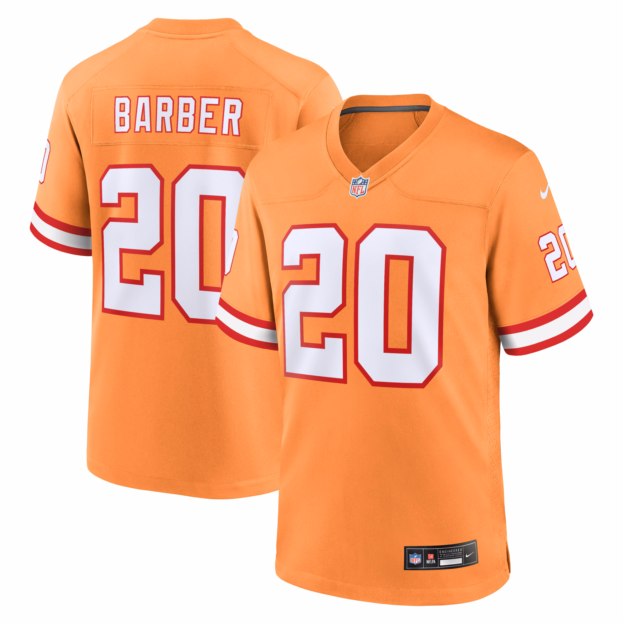 Ronde Barber Tampa Bay Buccaneers Game Retired Player Jersey - Red
