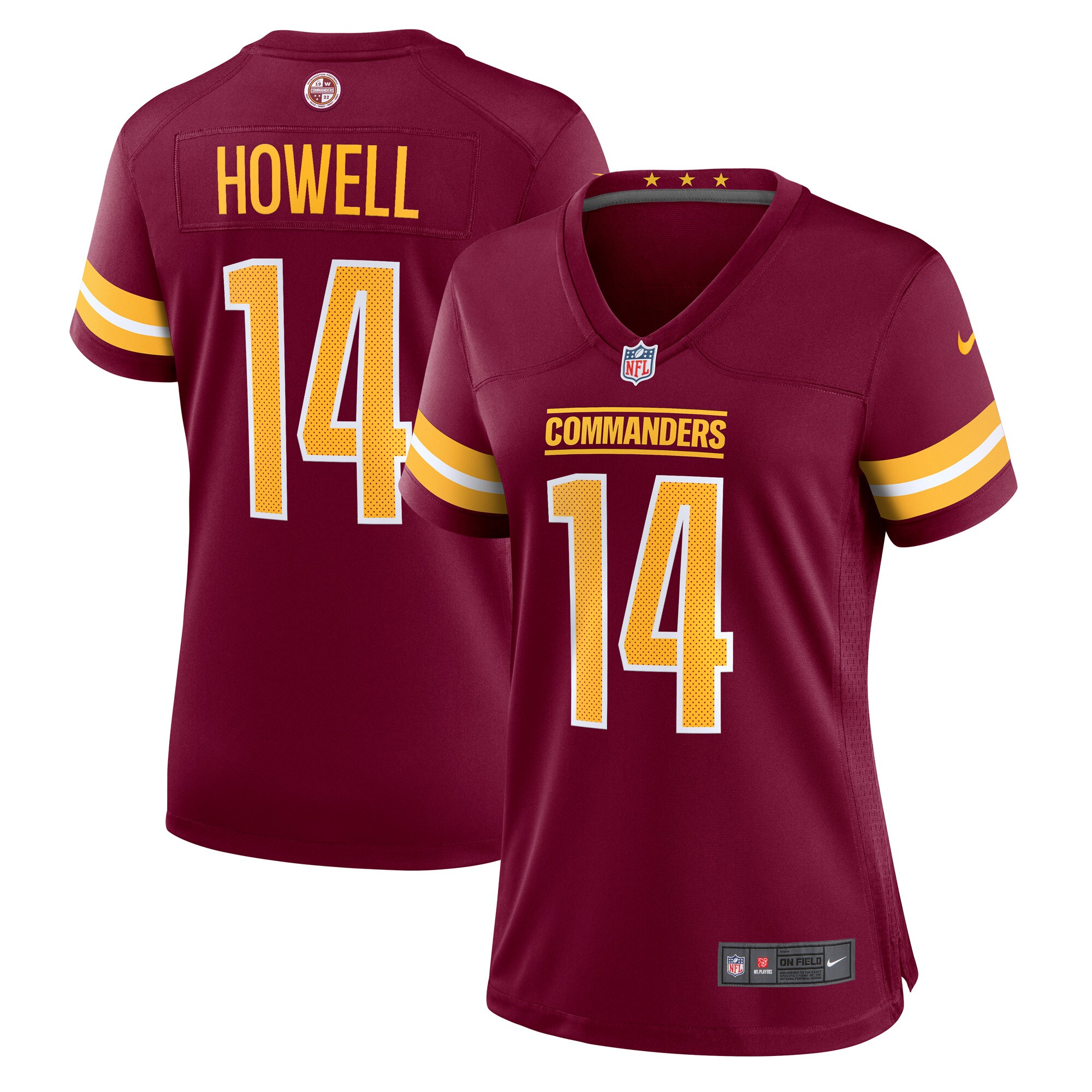 Sam Howell Washington Commanders  Women's Player Game Jersey - Burgundy