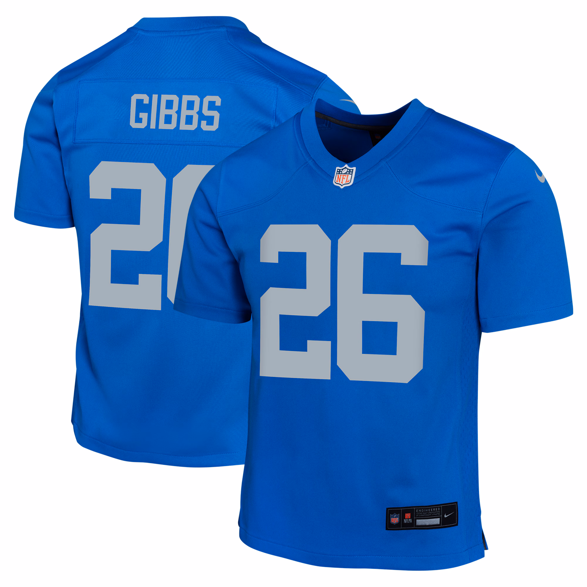 Jahmyr Gibbs Detroit Lions Youth Alternate Game Jersey -  Blue