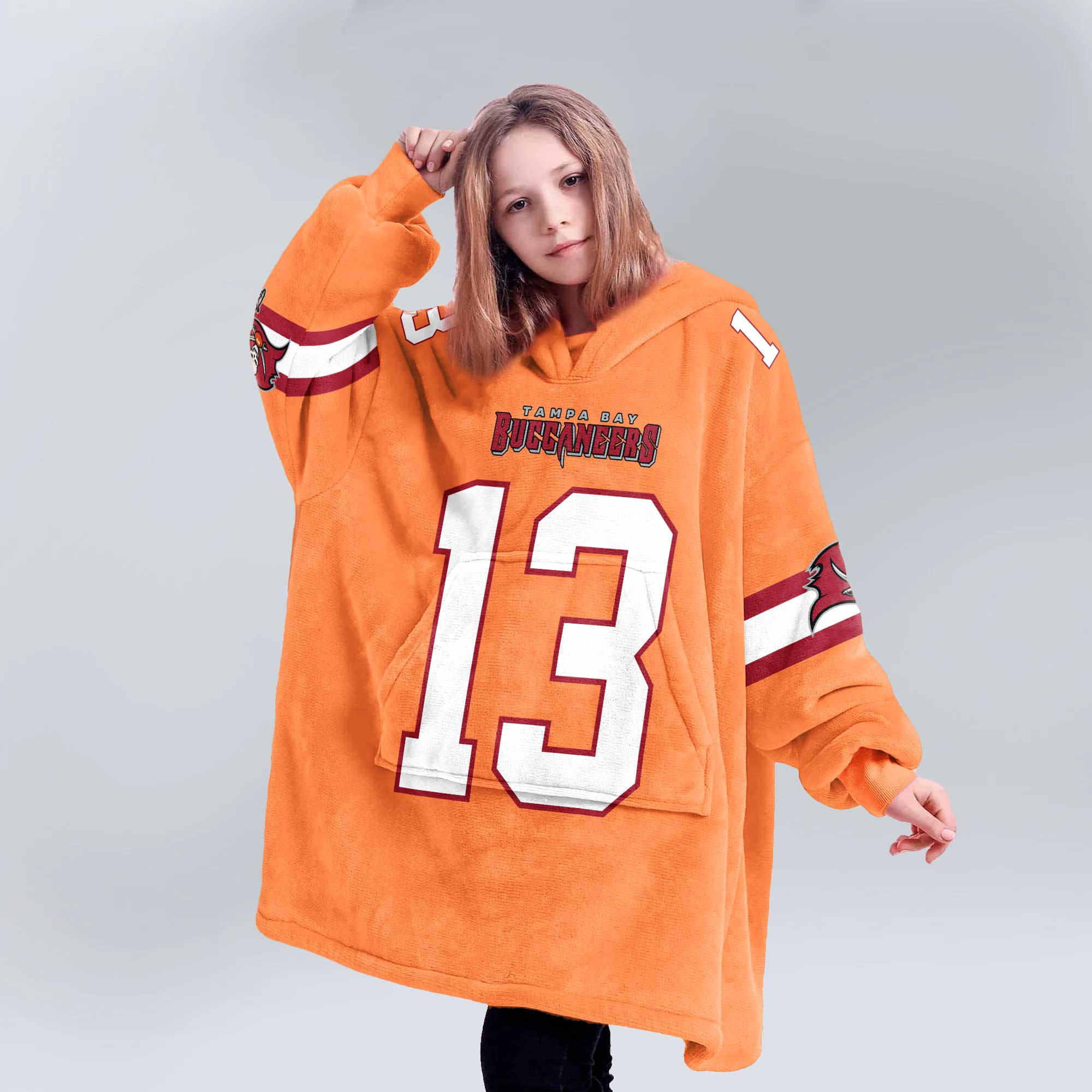Adult M.E 13 Tampa Bay Football Unisex Blanket Hoodie