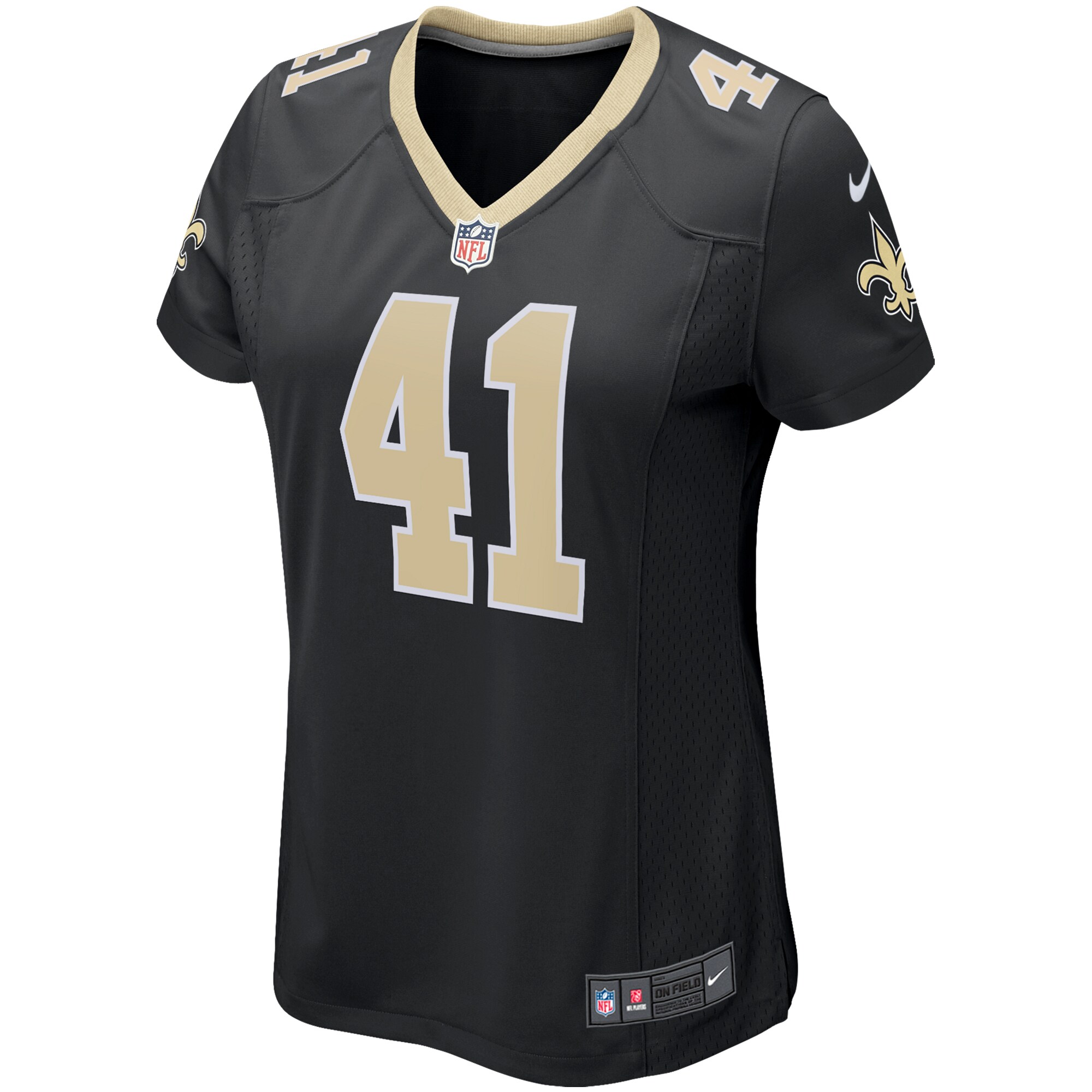 Alvin Kamara New Orleans Saints  Women's Game Player Jersey - Black