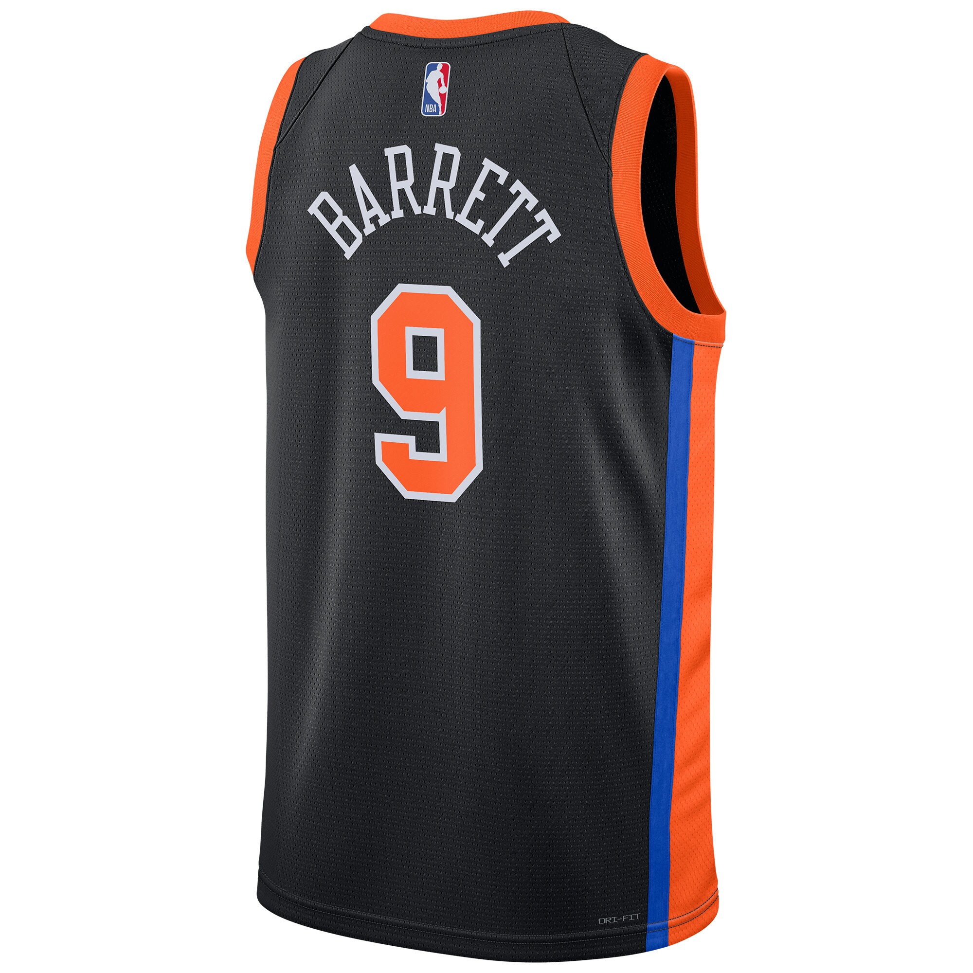 RJ Barrett New York Knicks Unisex 2022/23 Swingman Jersey - City Edition - Black