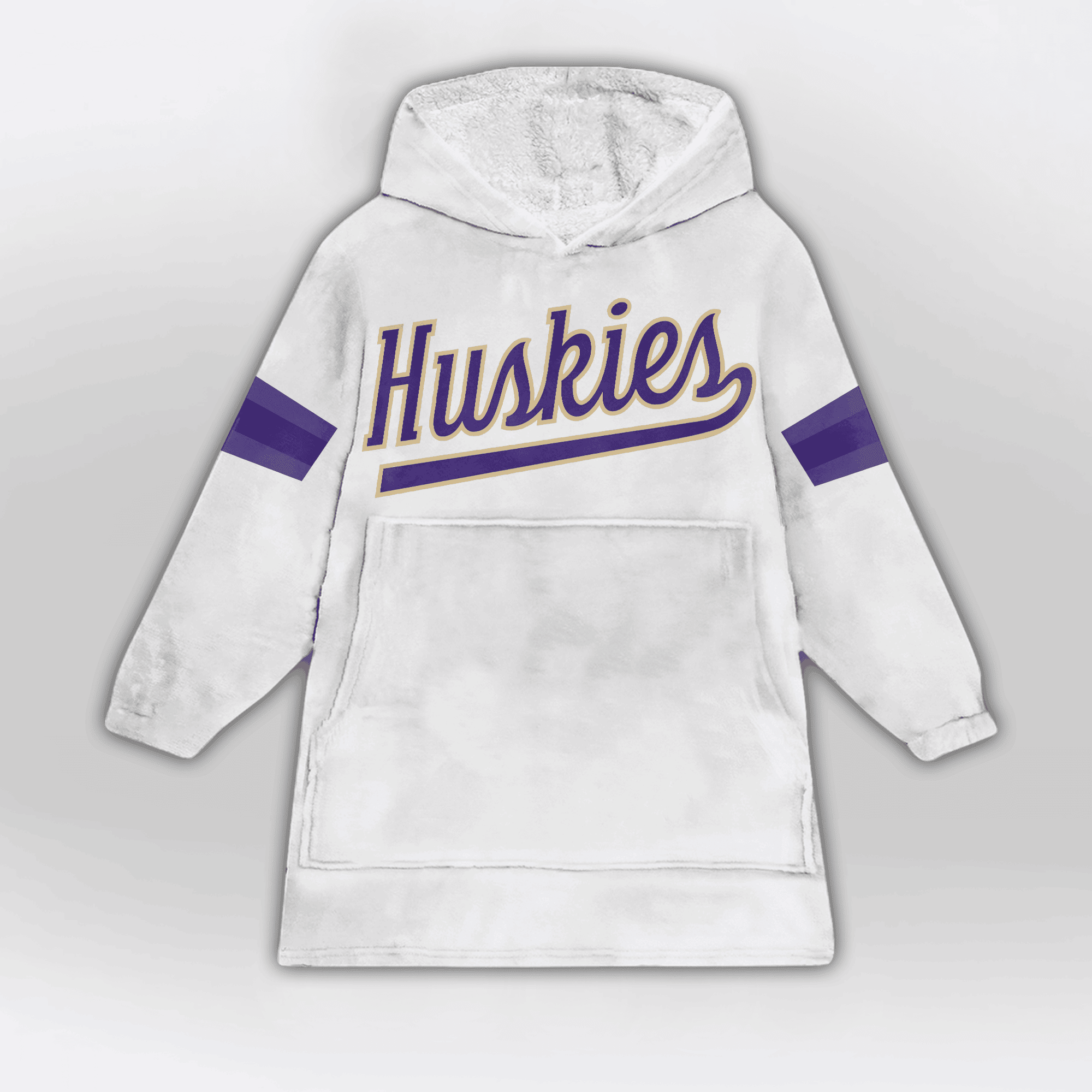 Kid 1 Washington Football Unisex Blanket Hoodie