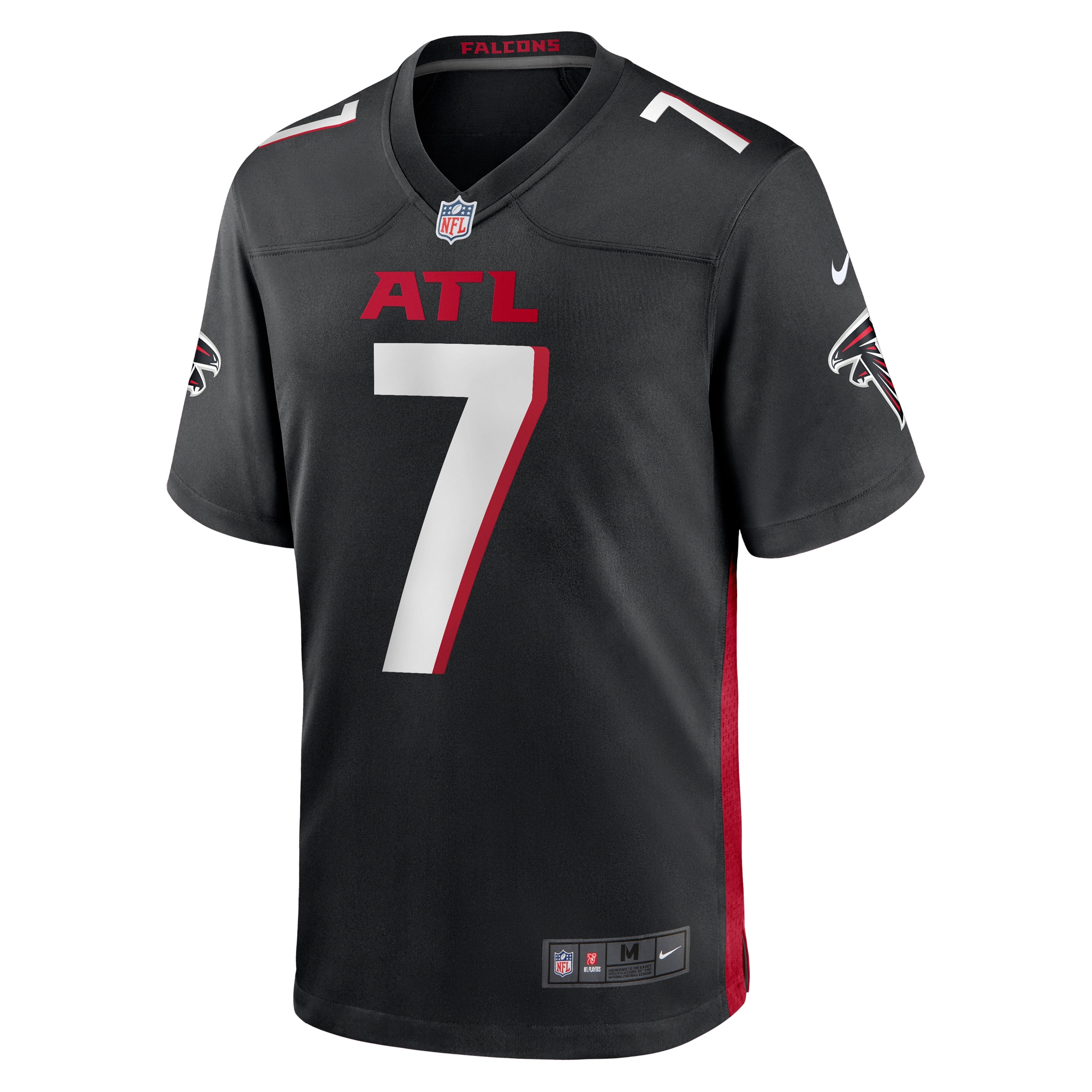 Bijan Robinson Atlanta Falcons 2023 NFL Draft First Round Pick Game Jersey - Black
