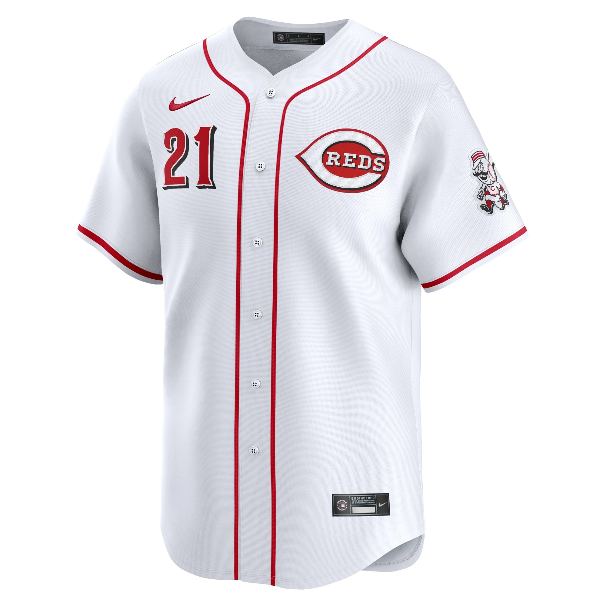 Men's Cincinnati Reds Hunter Greene  White Home Limited Player Jersey