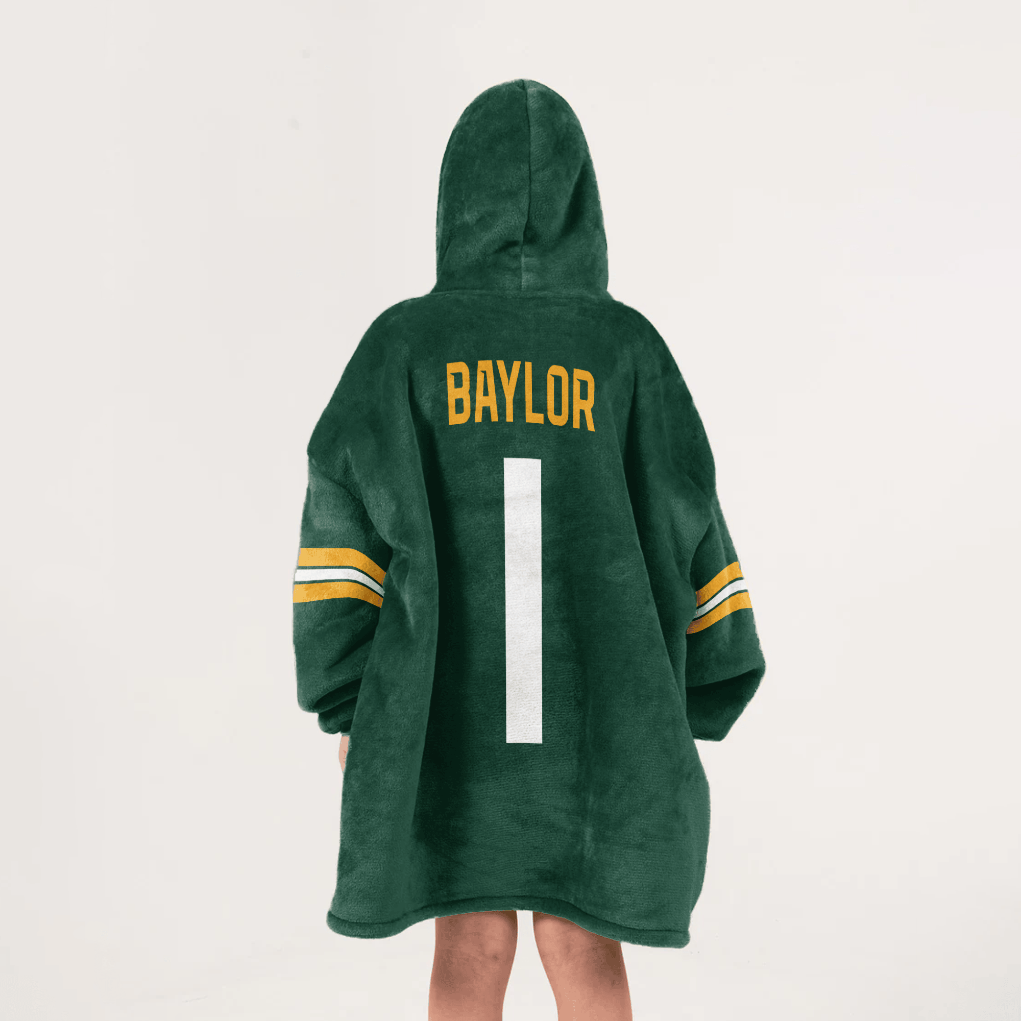 Kid #1 Baylor Football Unisex Blanket Hoodie