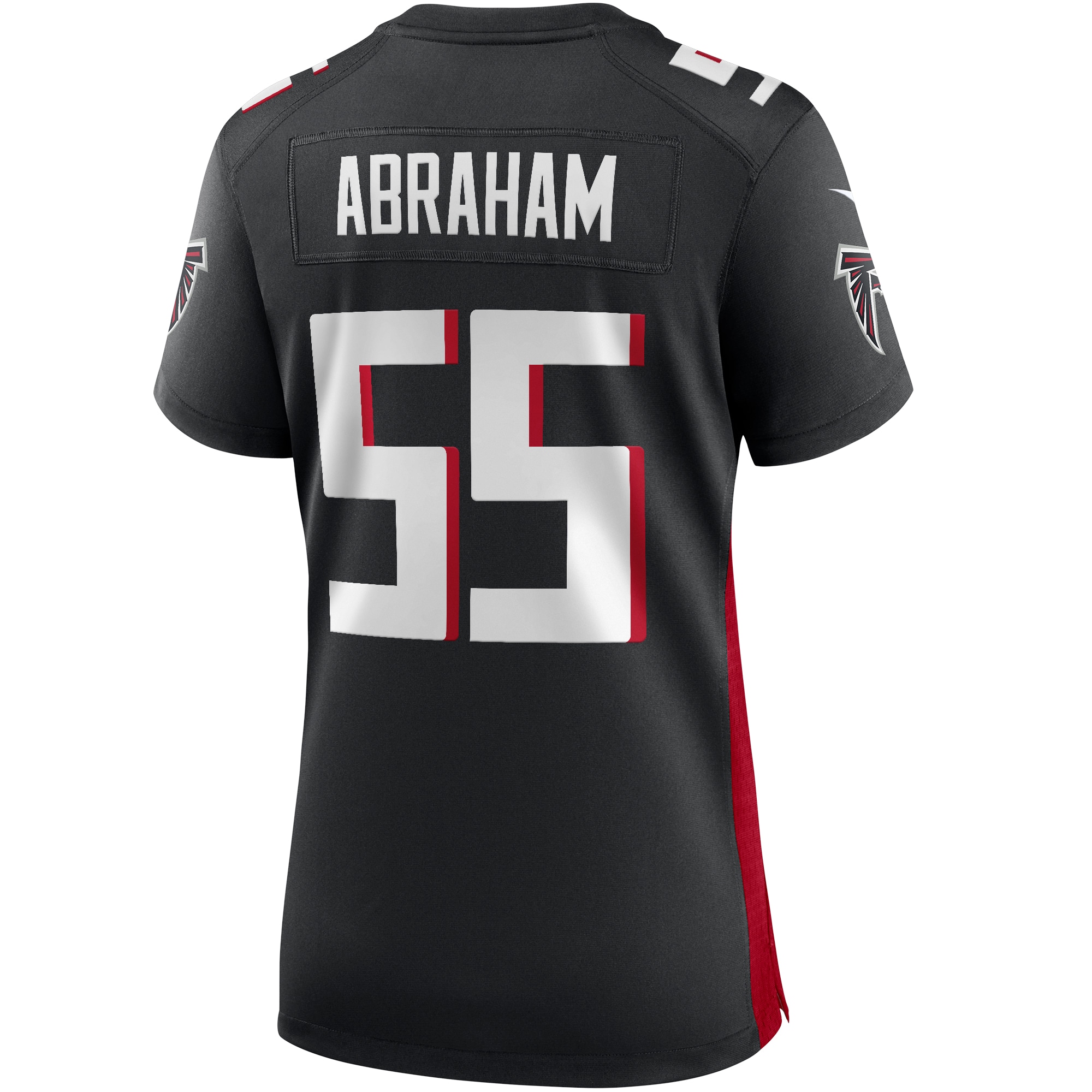 John Abraham Atlanta Falcons Women's Game Retired Player Jersey - Black