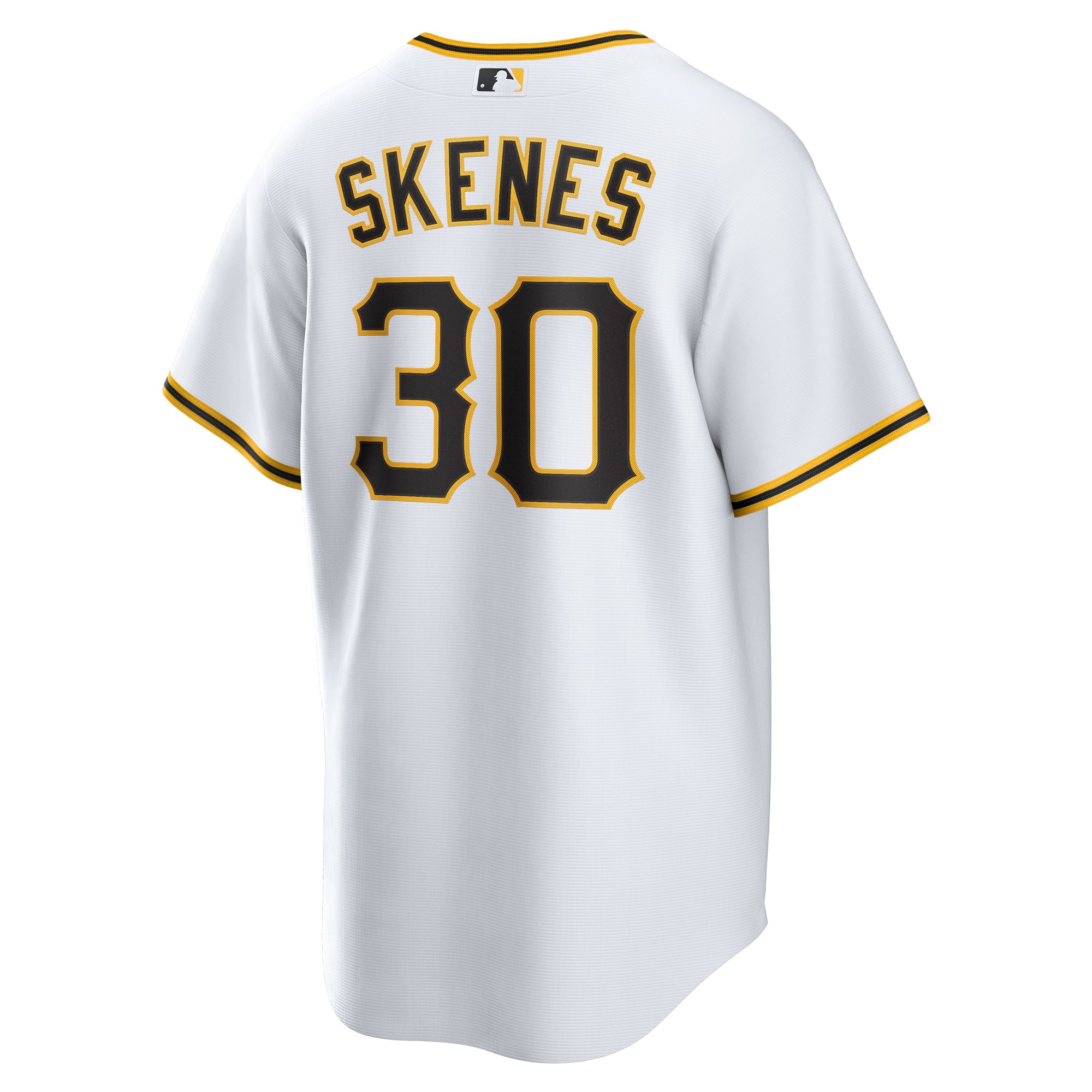 Men's Pittsburgh Pirates Paul Skenes  White Home Replica Player Jersey
