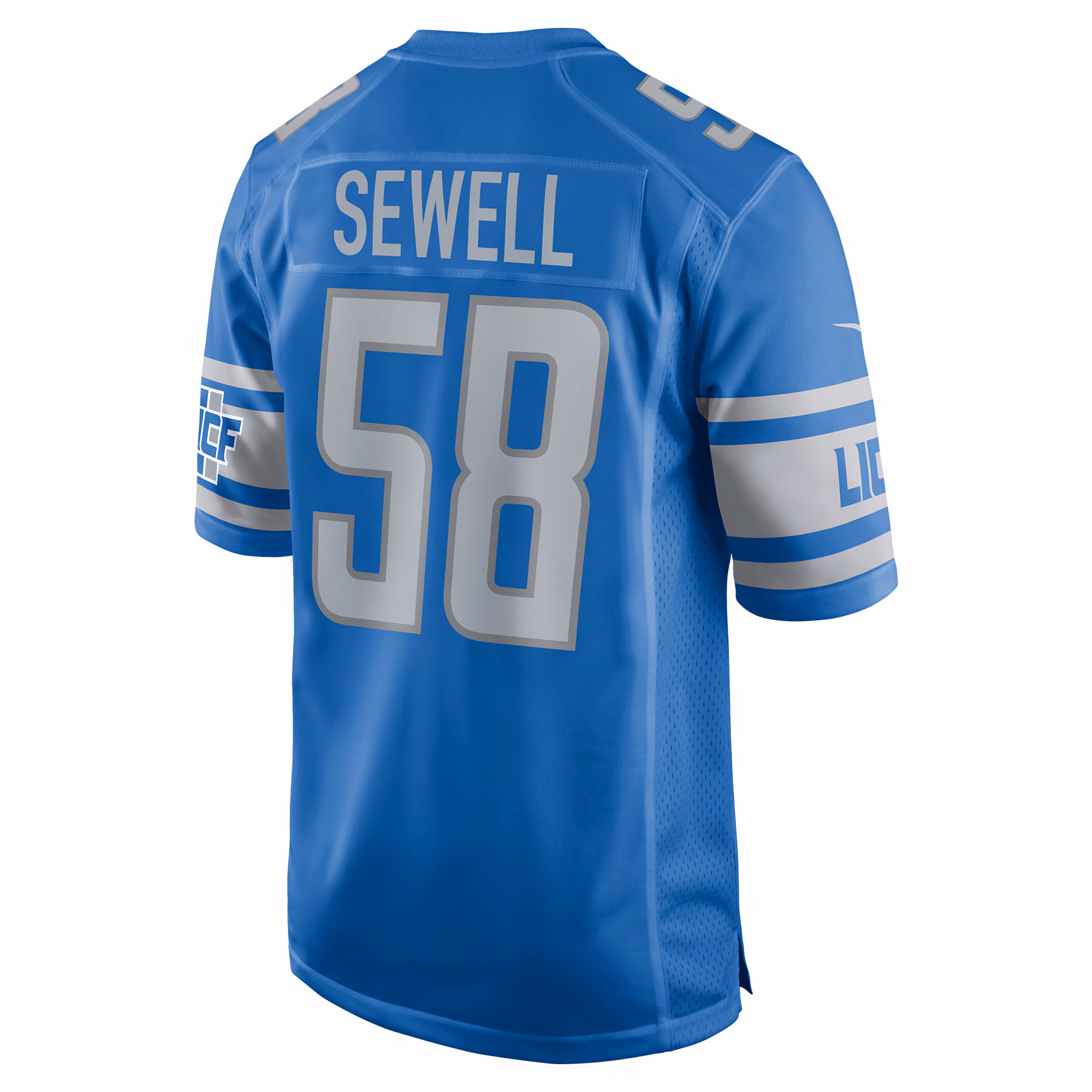 Penei Sewell Detroit Lions Game Jersey - Blue