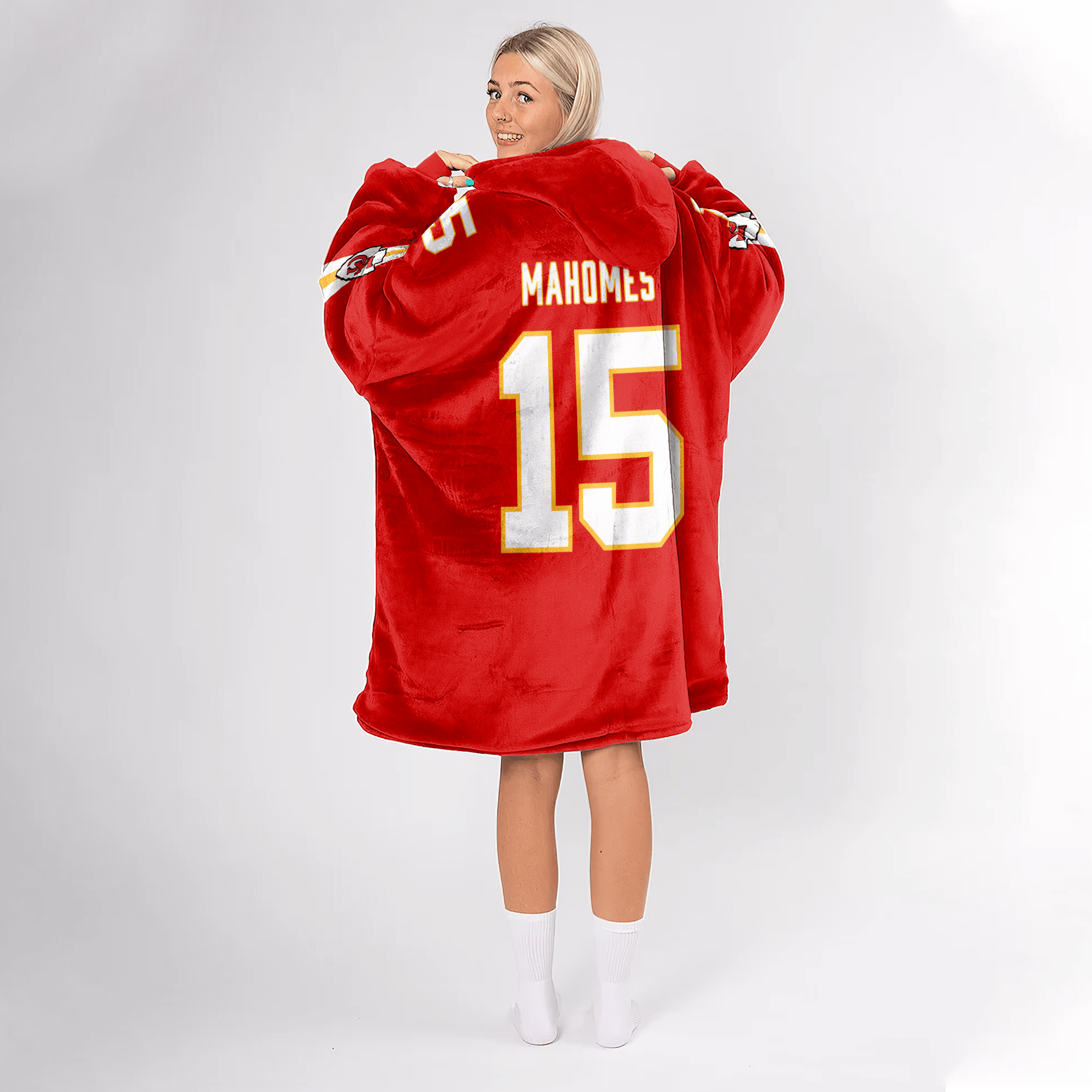 P.M 15 Kansas City Football Unisex Blanket Hoodie