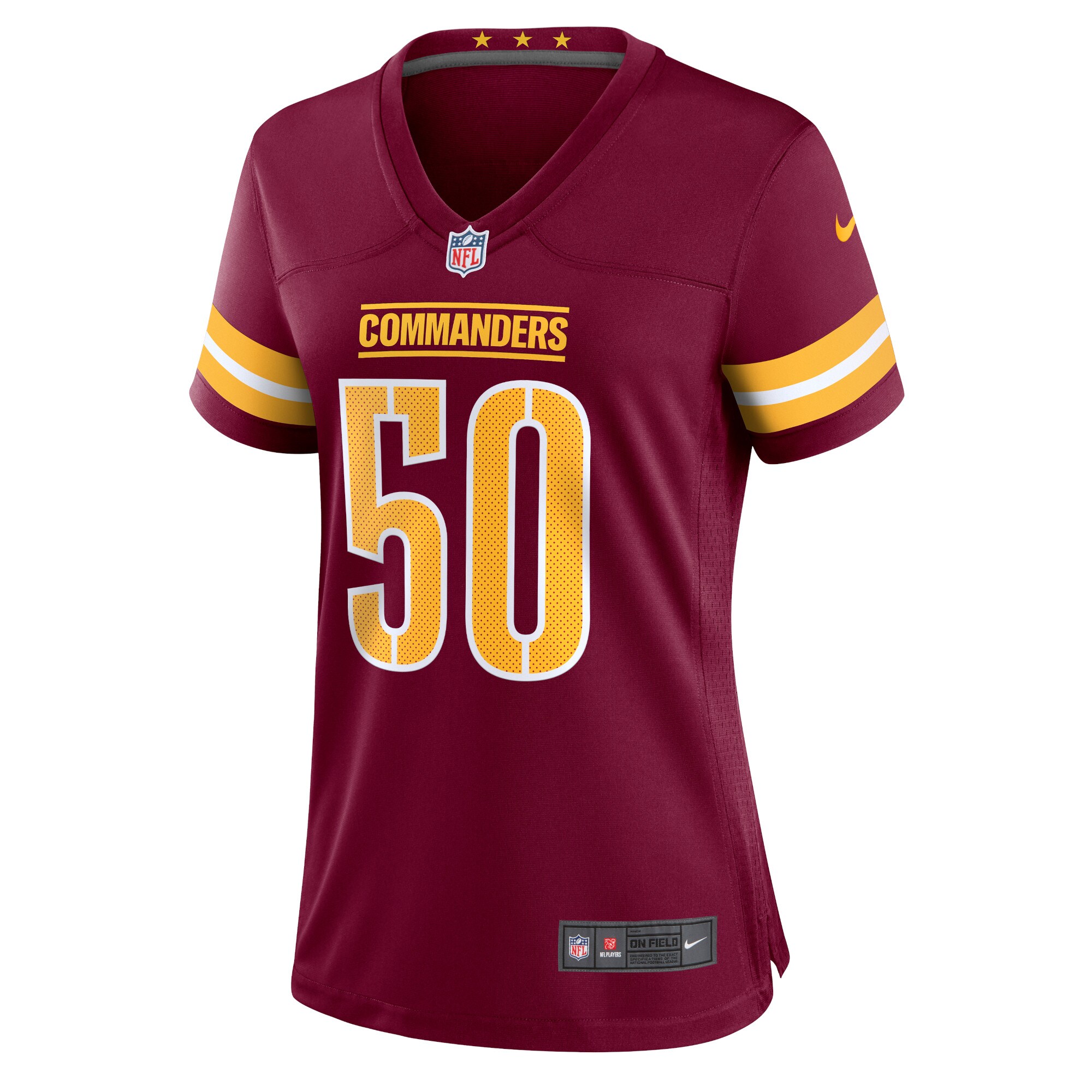Nathan Gerry Washington Commanders  Women's Home Game Player Jersey - Burgundy