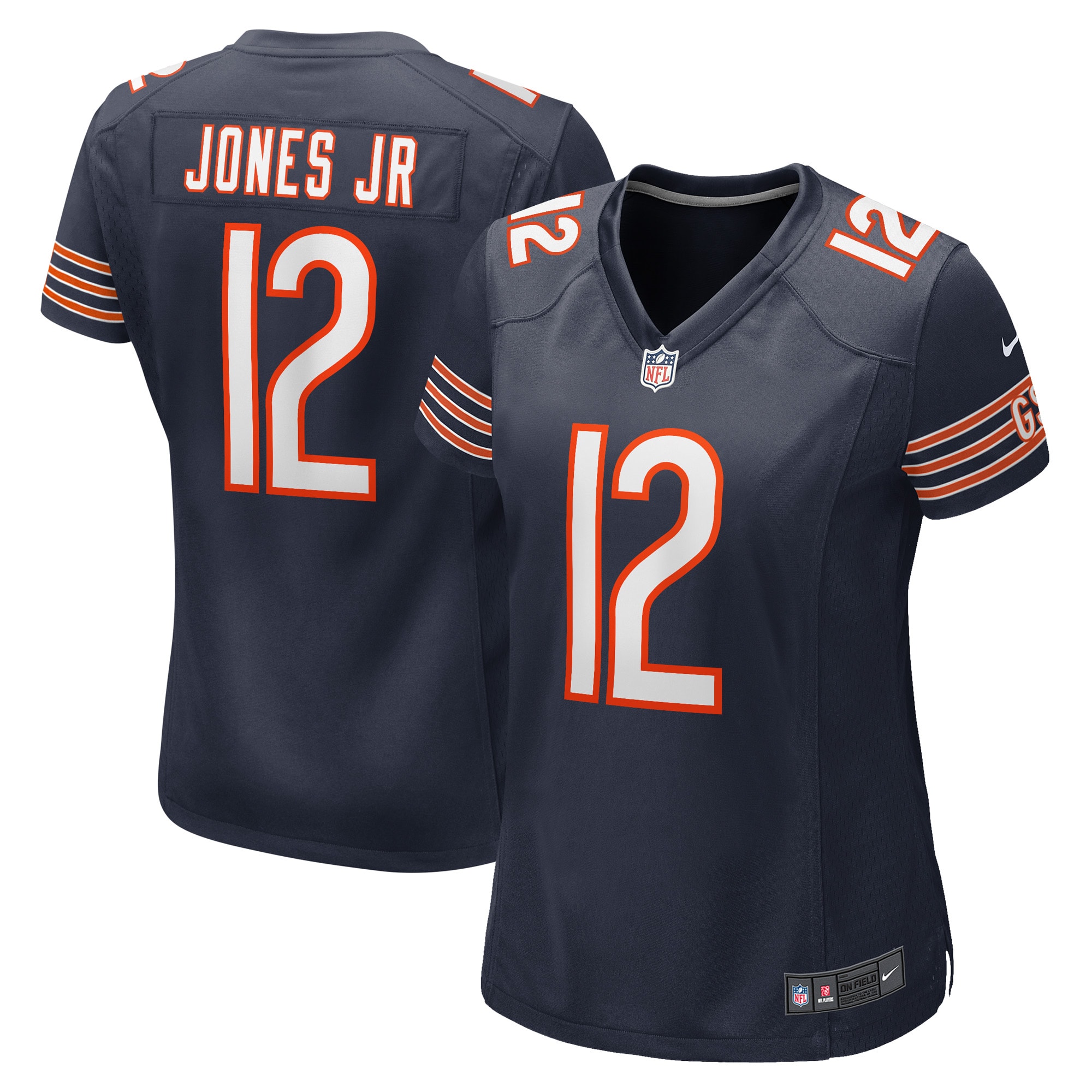Velus Jones Jr. Chicago Bears Women's Game Player Jersey - Navy