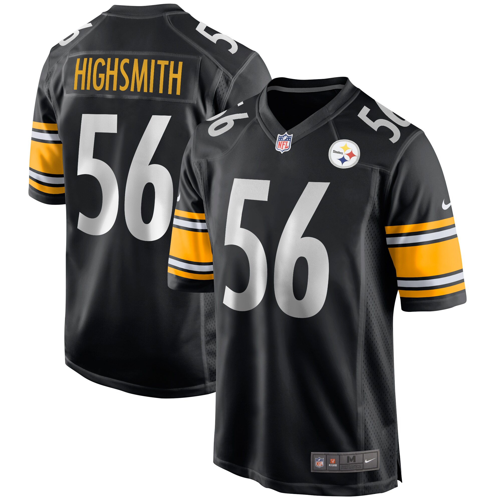 Alex Highsmith #56 Pittsburgh Steelers  Game Jersey - Black
