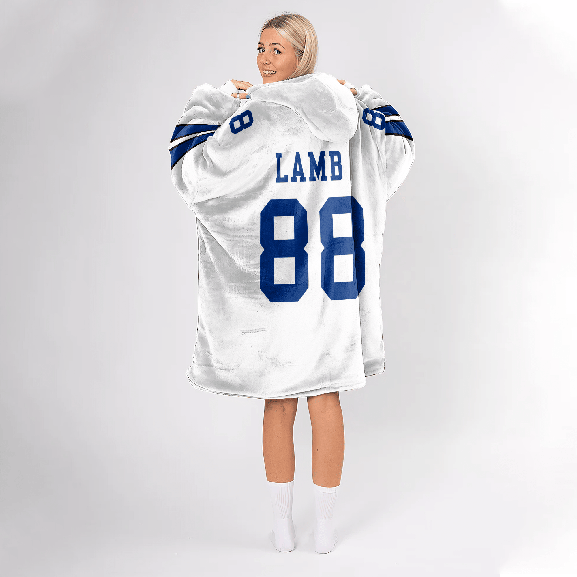 Adult C.L 88 Captain Dalllas Football Unisex Blanket Hoodie