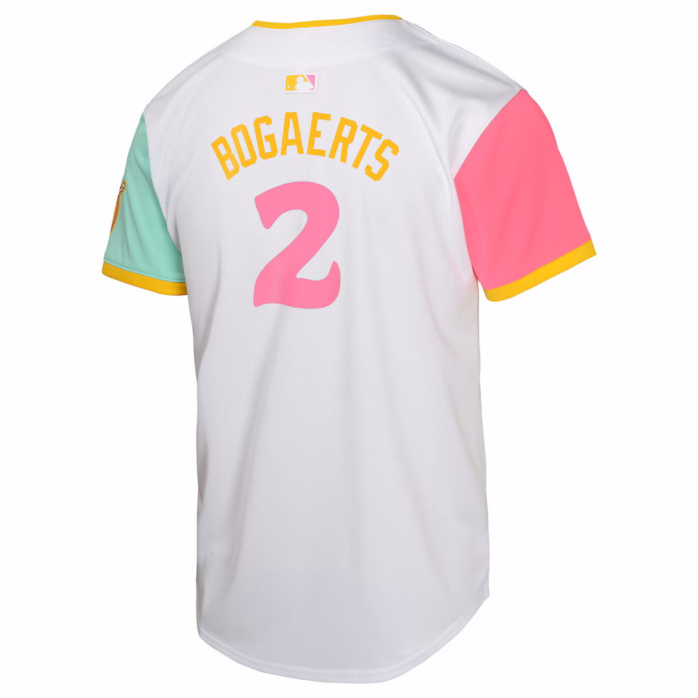 Youth San Diego Padres #2 Xander Bogaerts White City Connect Limited Player Jersey