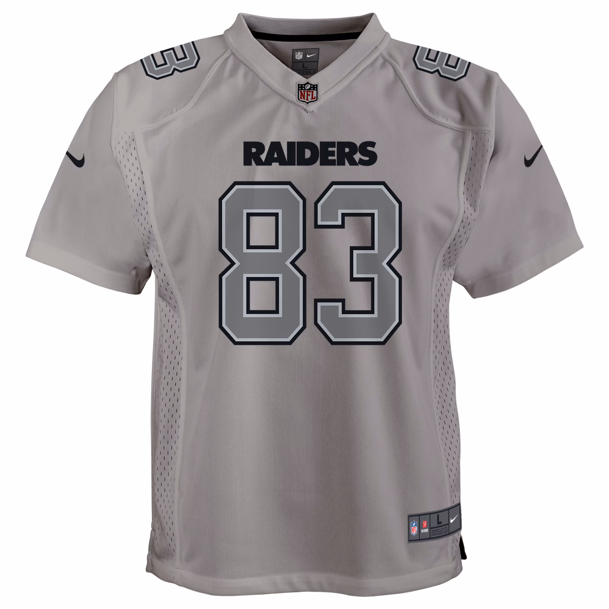 Darren Waller Las Vegas Raiders Youth Atmosphere Game Jersey - Gray