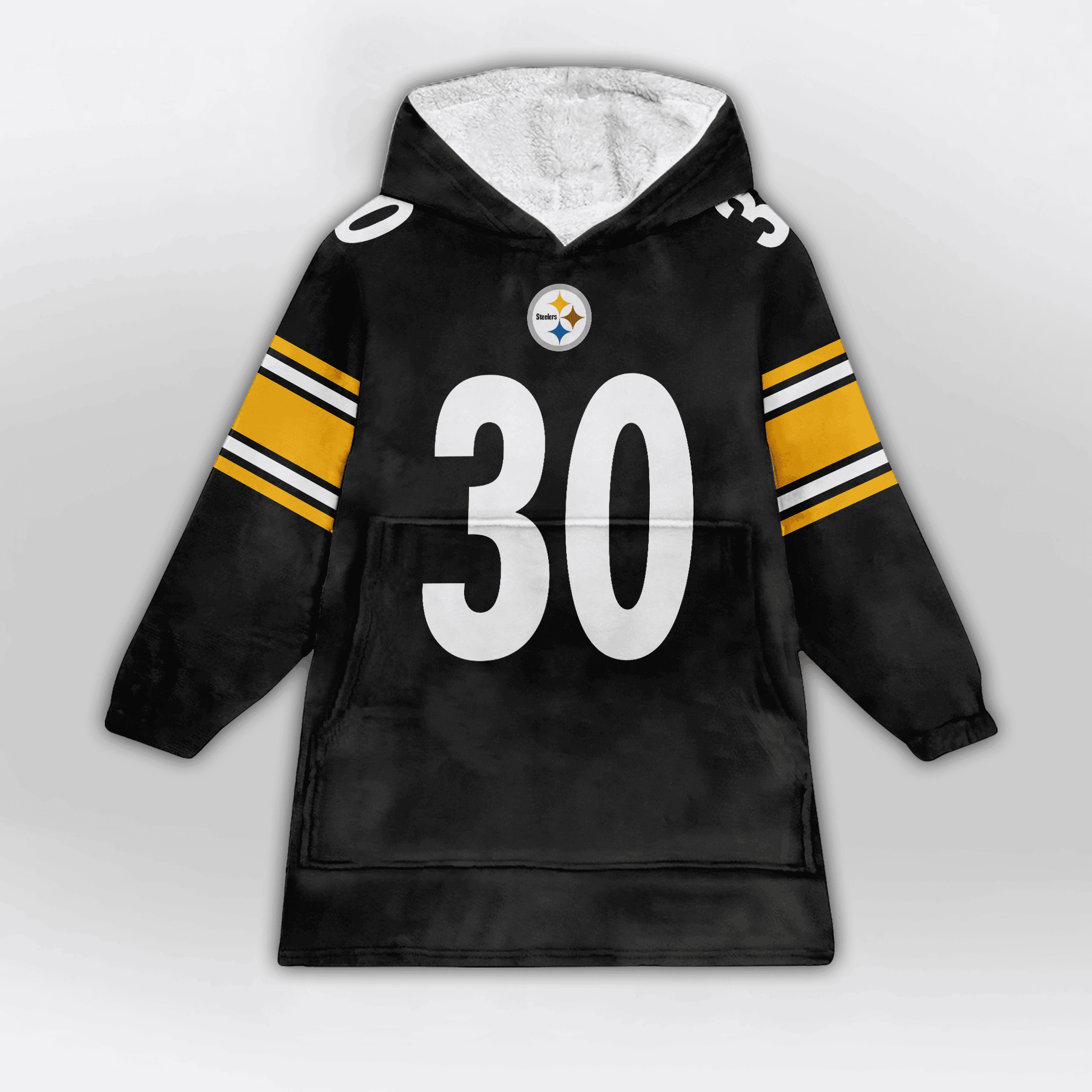 Kid 30 Pittsburgh Football Unisex Blanket Hoodie
