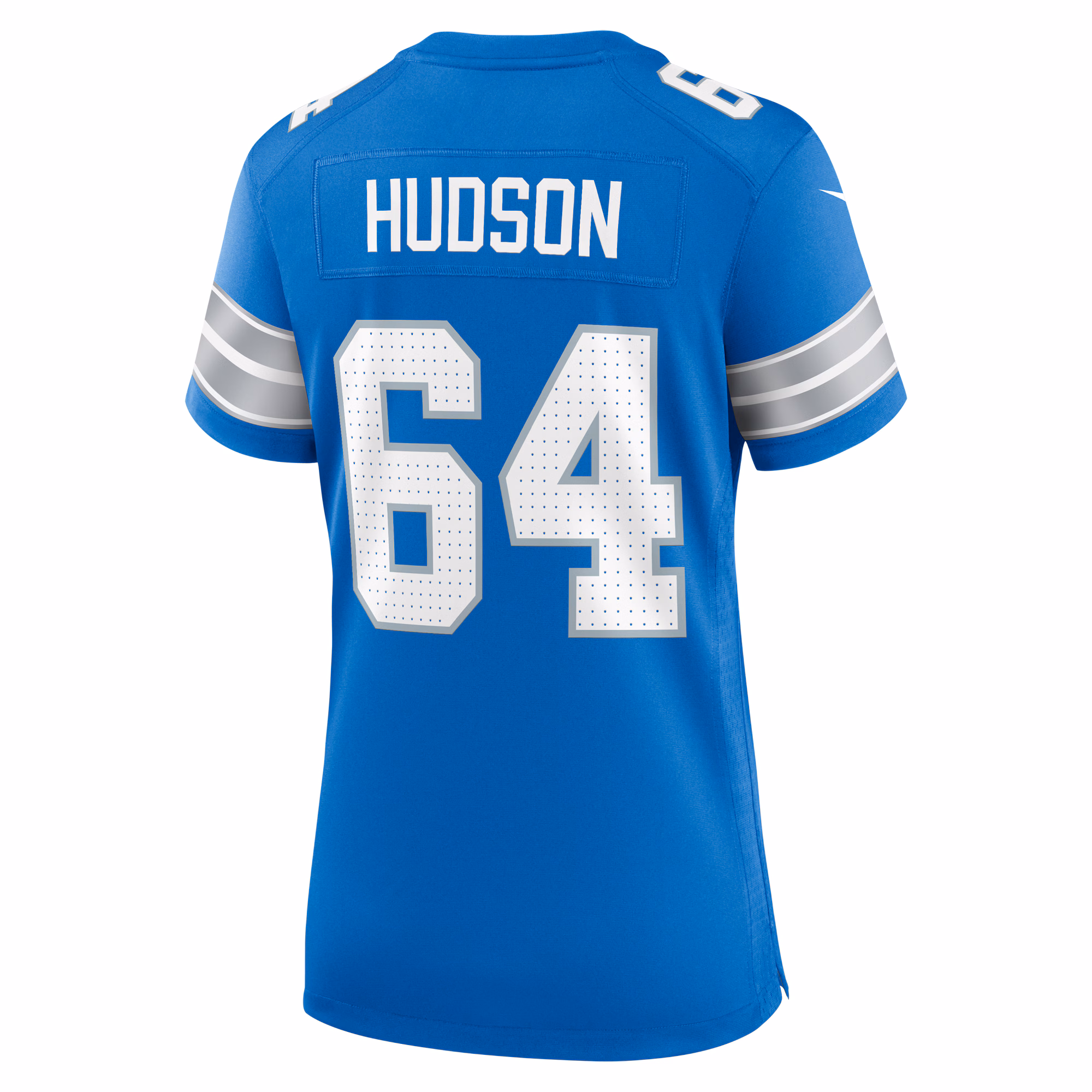 Bryan Hudson Detroit Lions Women's Game Jersey -  Blue
