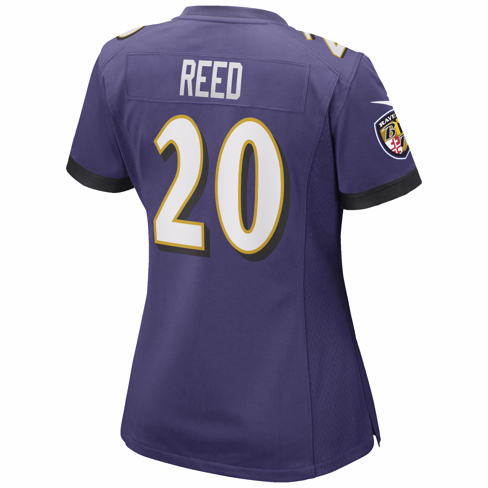 Ed Reed Baltimore Ravens Women's Game Retired Player Jersey - Purple