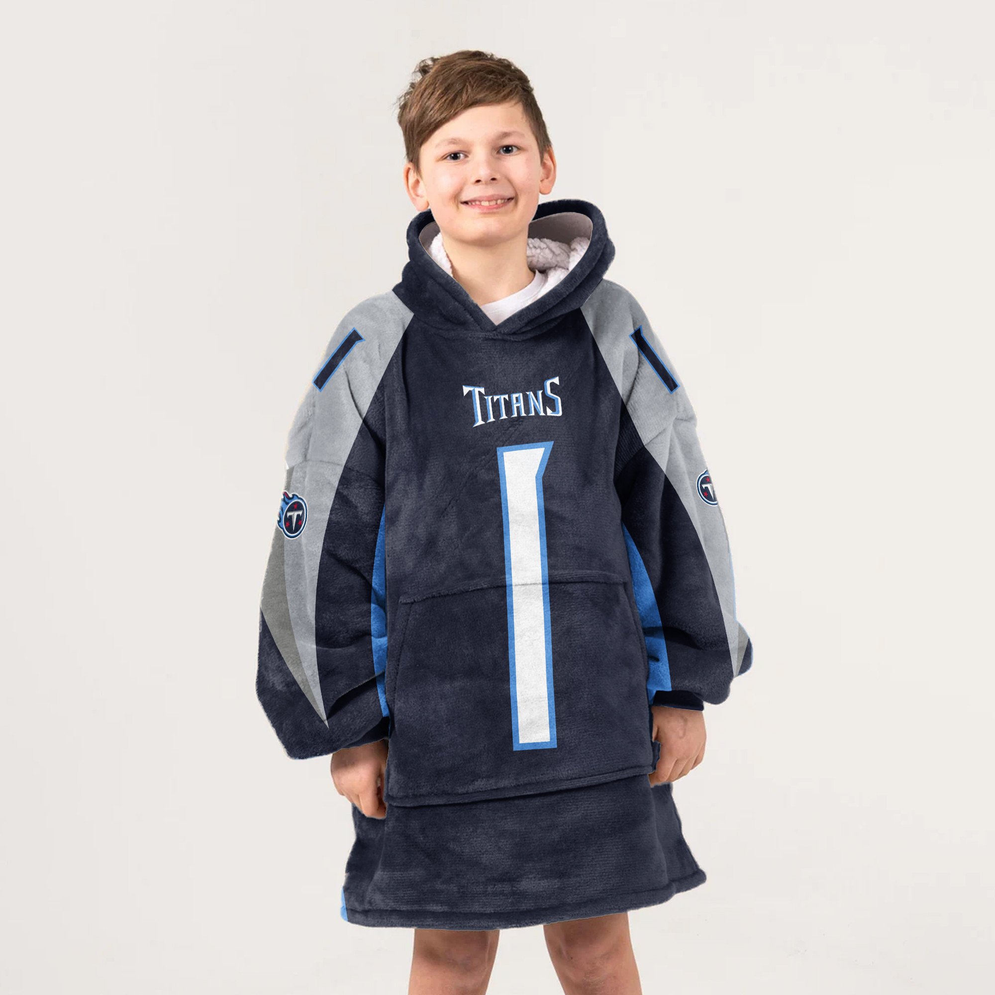 Kid C.W 1 Tennessee Football Unisex Blanket Hoodie