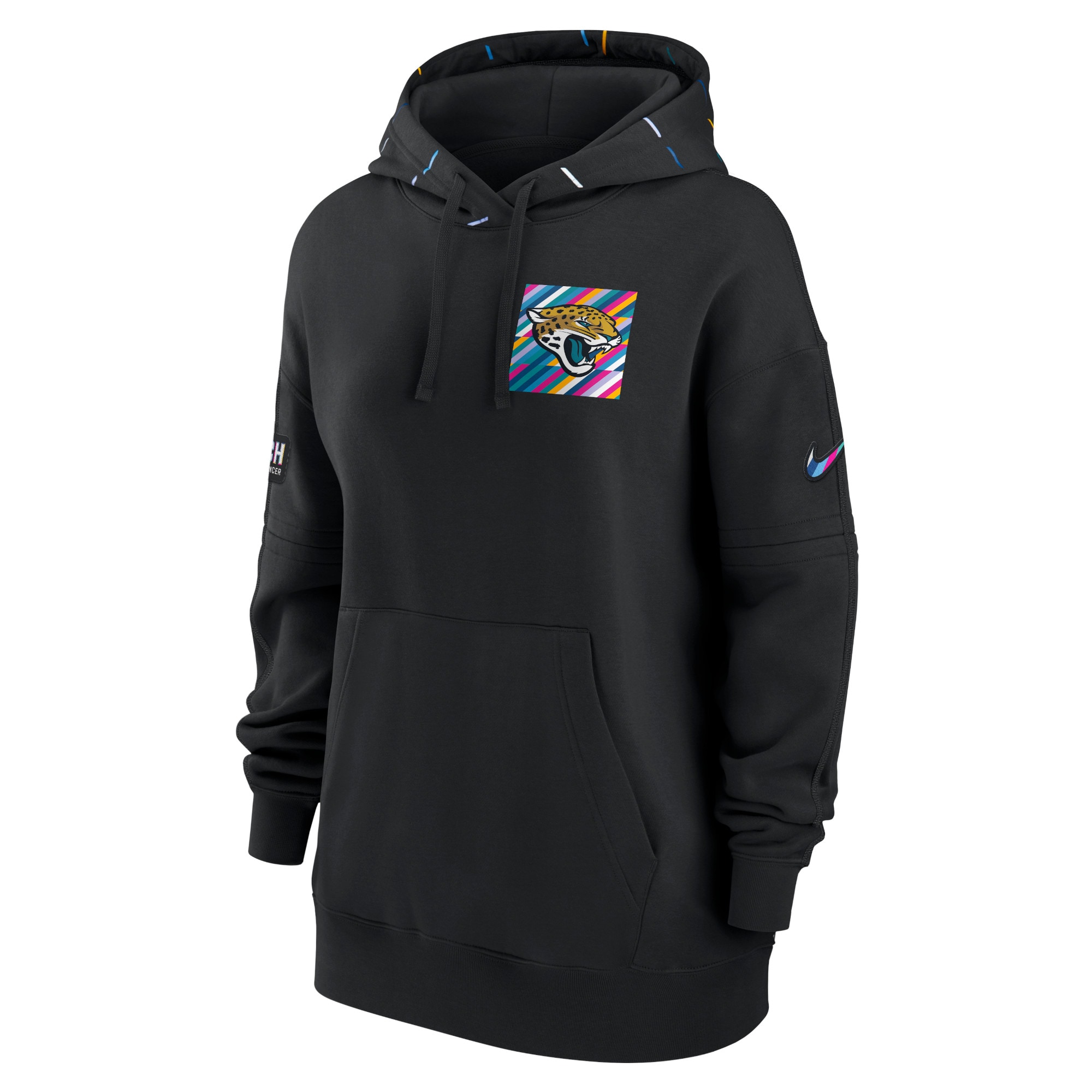 Jacksonville Jaguars  Women's 2023  Crucial Catch Club Pullover Hoodie - Black