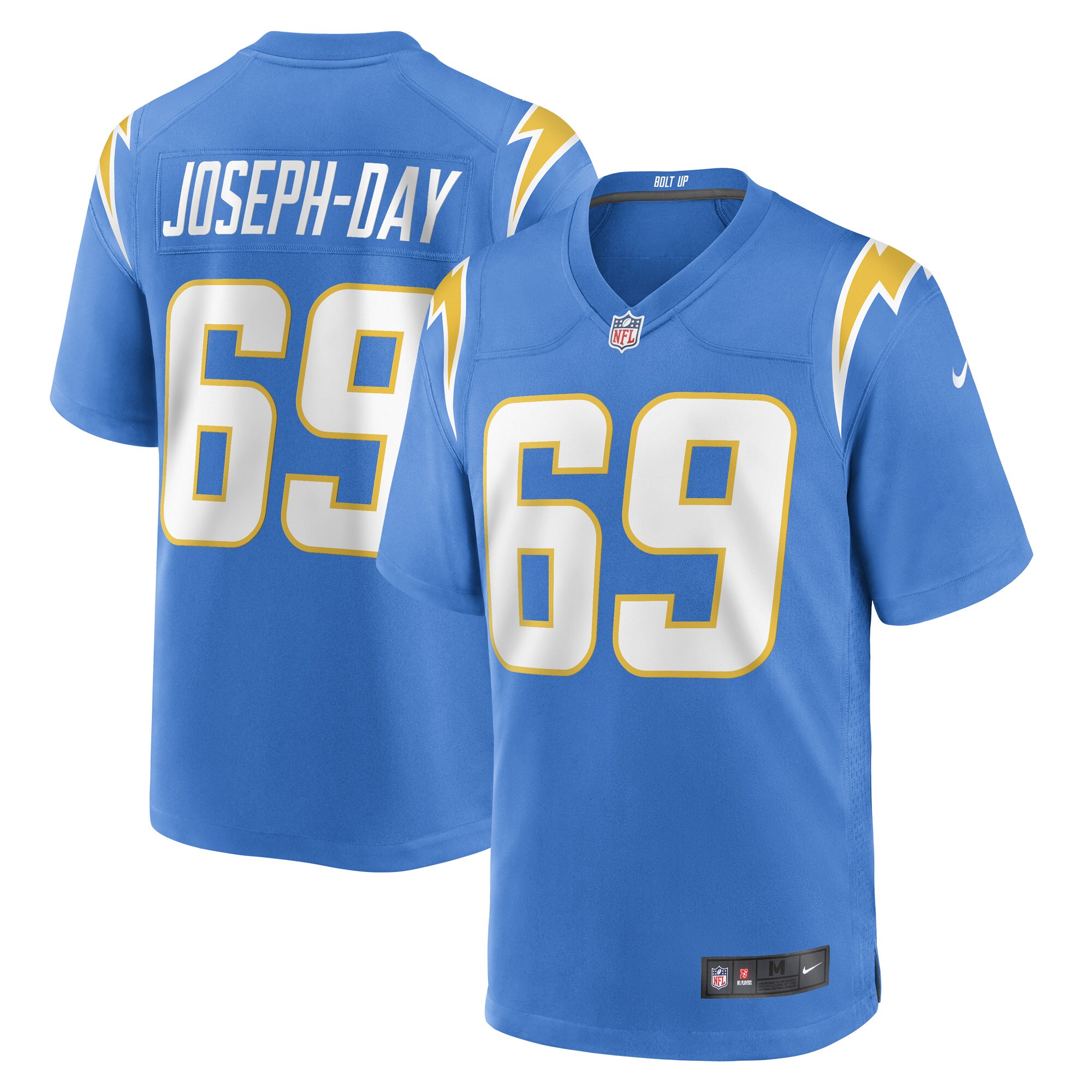 Sebastian Joseph-Day Los Angeles Chargers  Game Player Jersey - Powder Blue