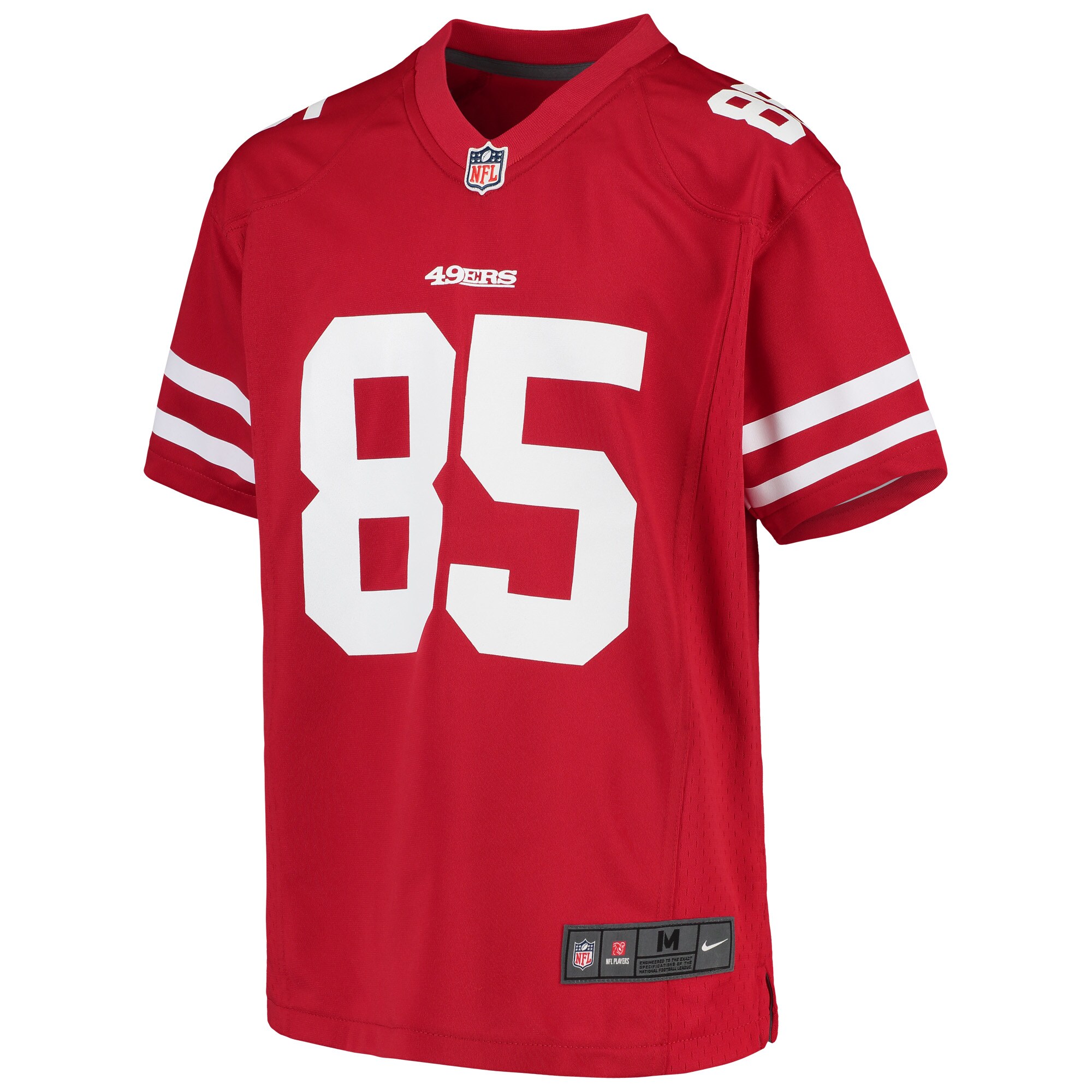 George Kittle San Francisco 49ers  Youth Player Game Jersey - Scarlet