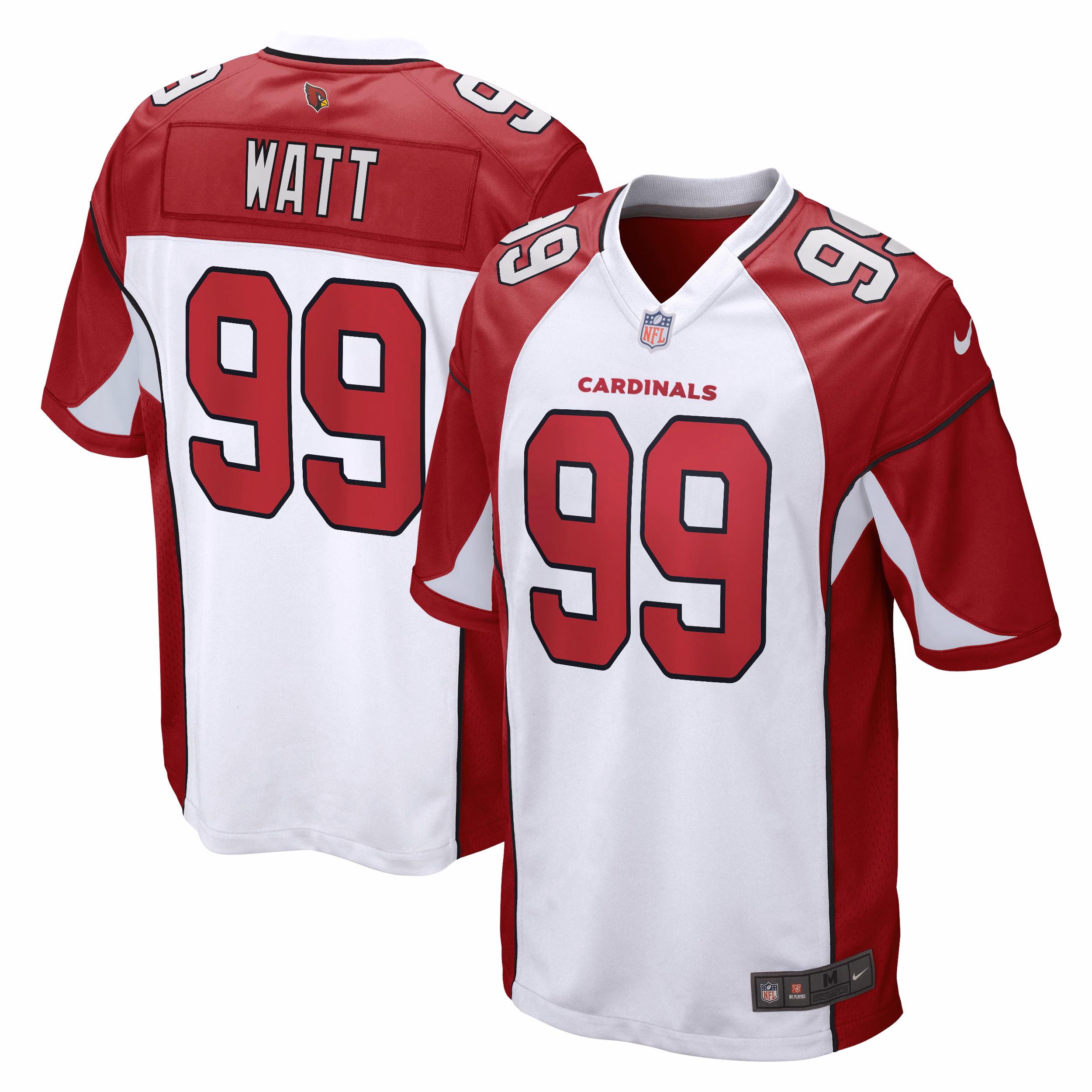 J.J. Watt Arizona Cardinals Game Jersey - White