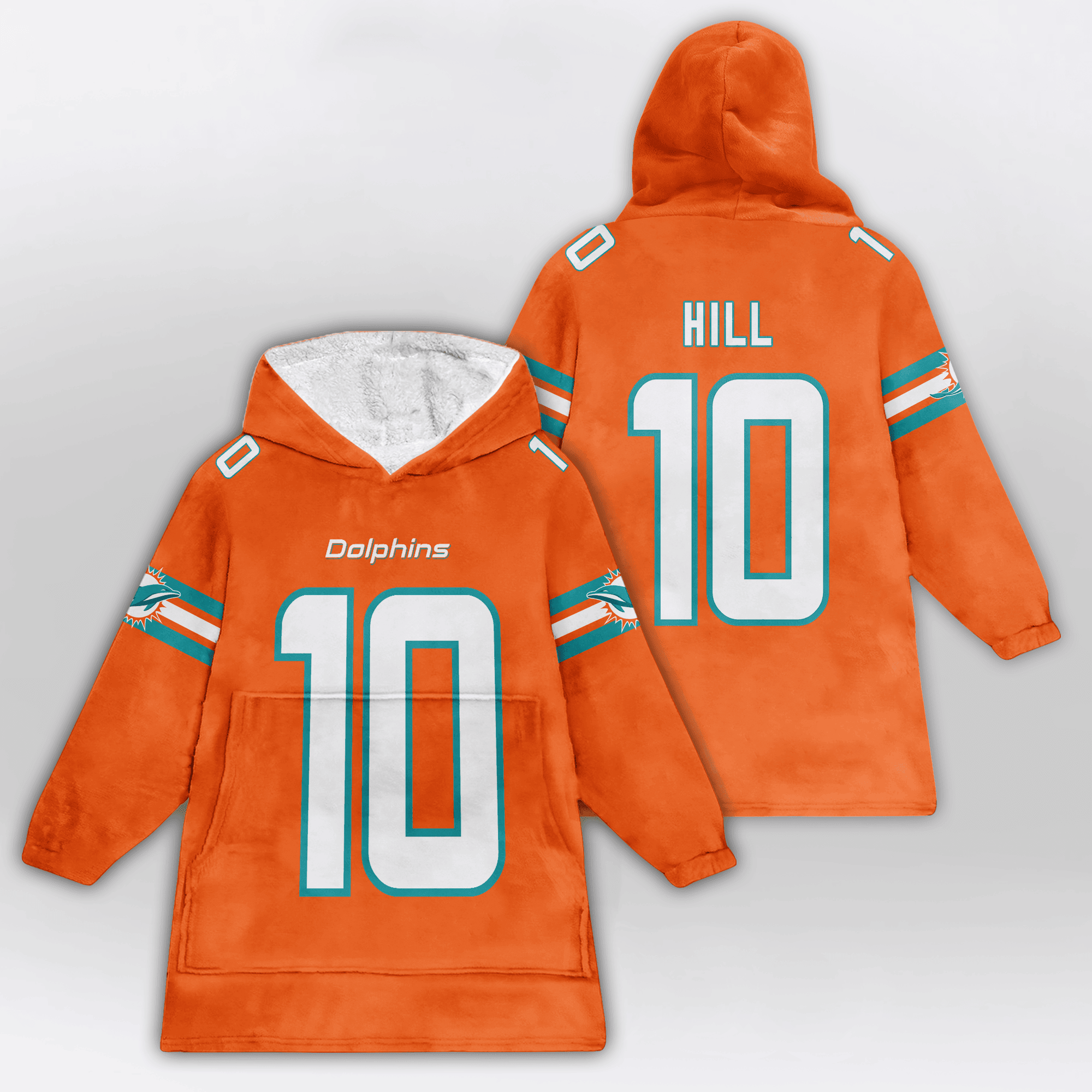 Kid 10 Miami Football Unisex Blanket Hoodie