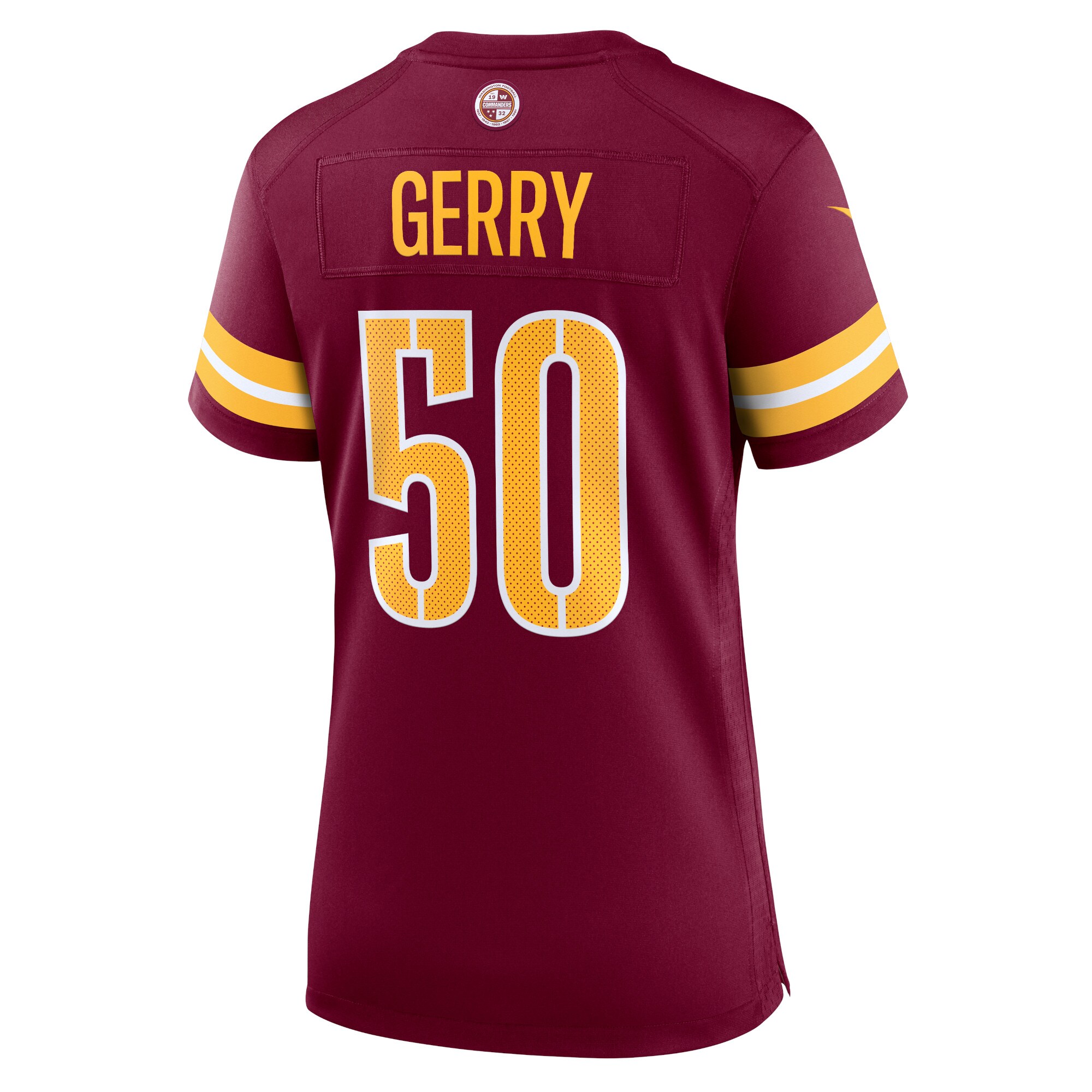 Nathan Gerry Washington Commanders  Women's Home Game Player Jersey - Burgundy
