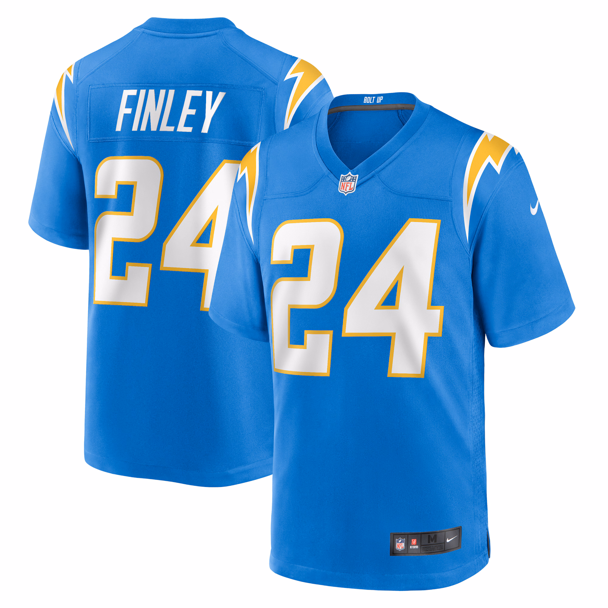 AJ Finley Los Angeles Chargers Team Game Jersey -  Powder Blue