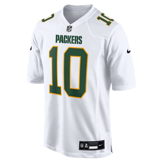 Green Bay Packers #10 Jordan Love White Fashion Game Jersey