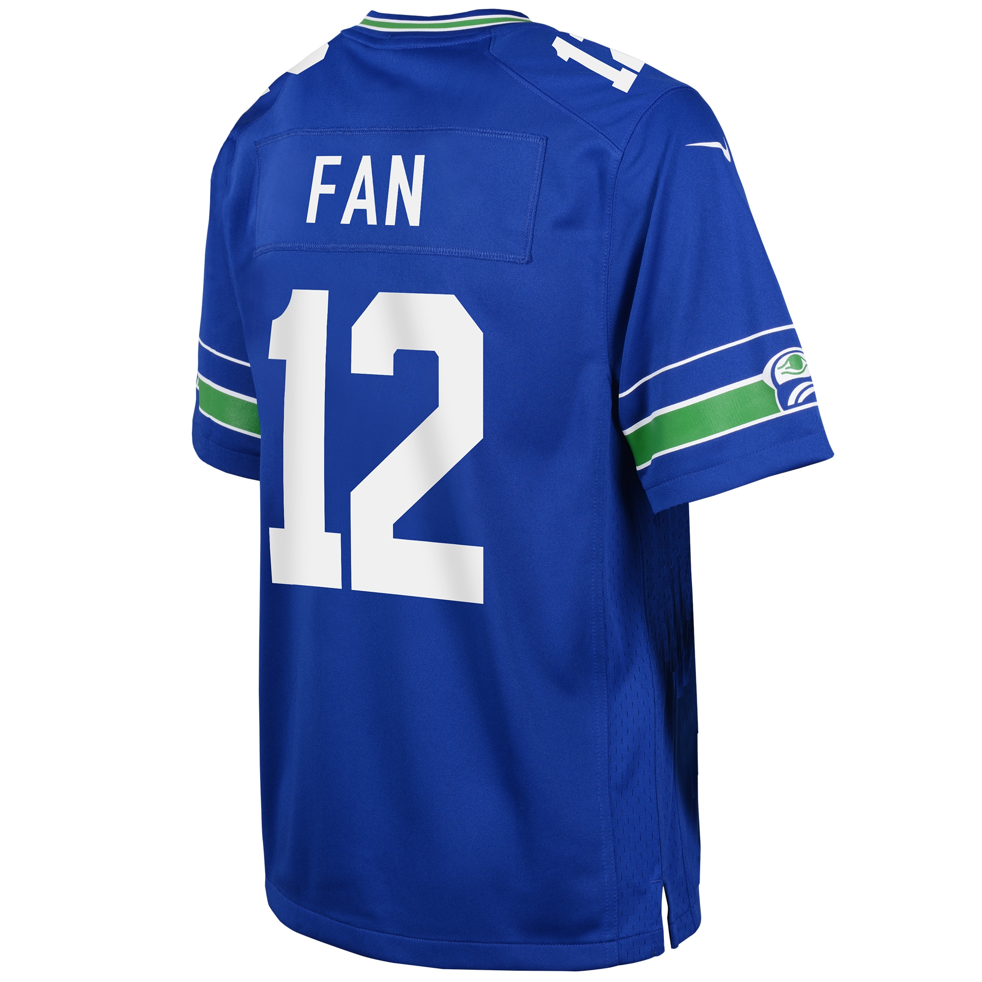 12s Seattle Seahawks  Youth Throwback Player Game Jersey - Royal